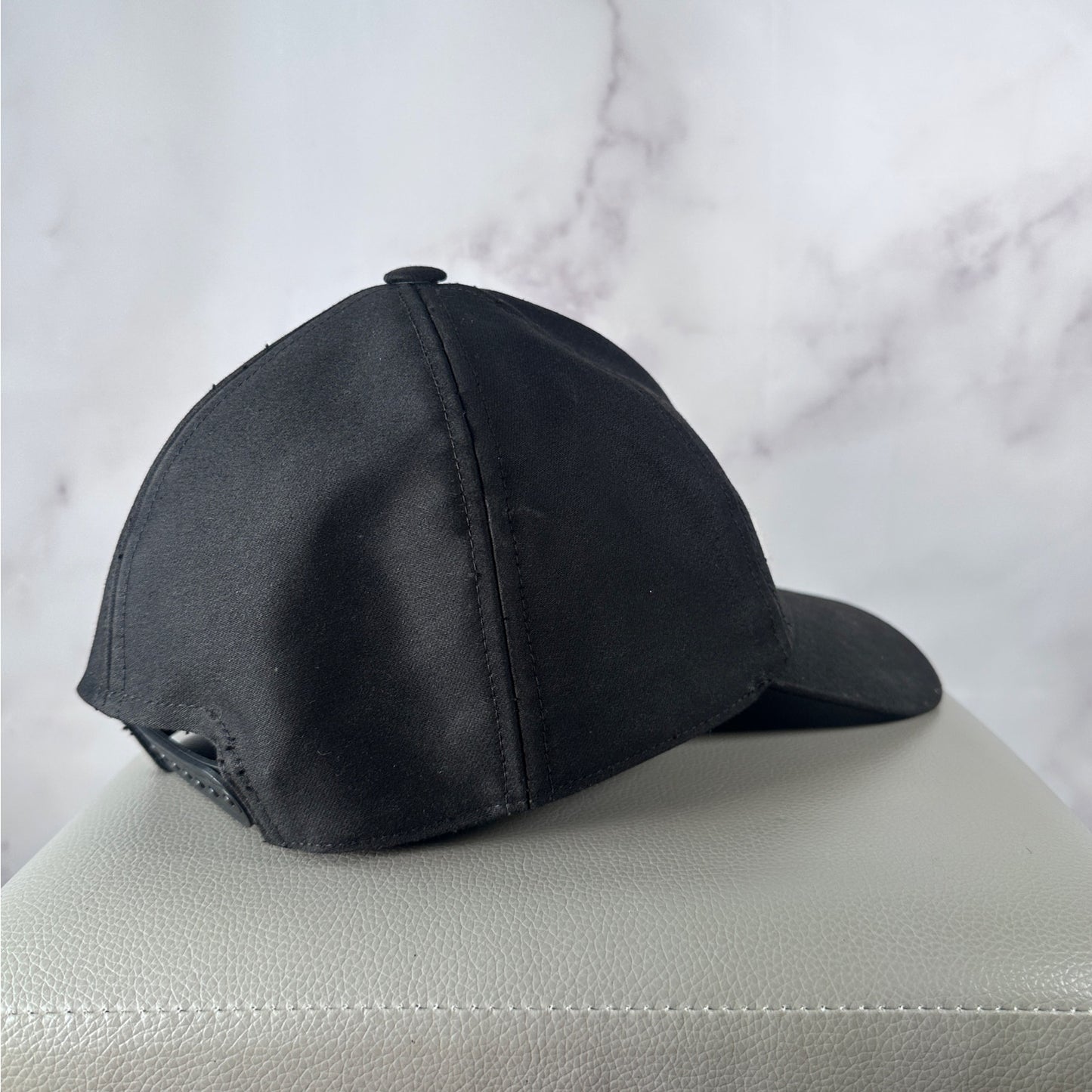 Rick Owens DRKSHDW Lido S/S24 Black Embroidered Snapback Hat