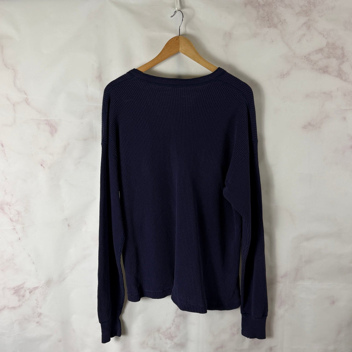 Vintage GAP Navy Waffle Henley