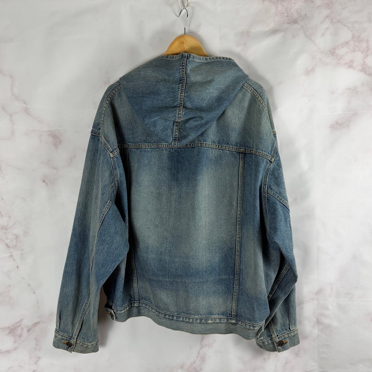Balenciaga A/W22 Denim Hoodie