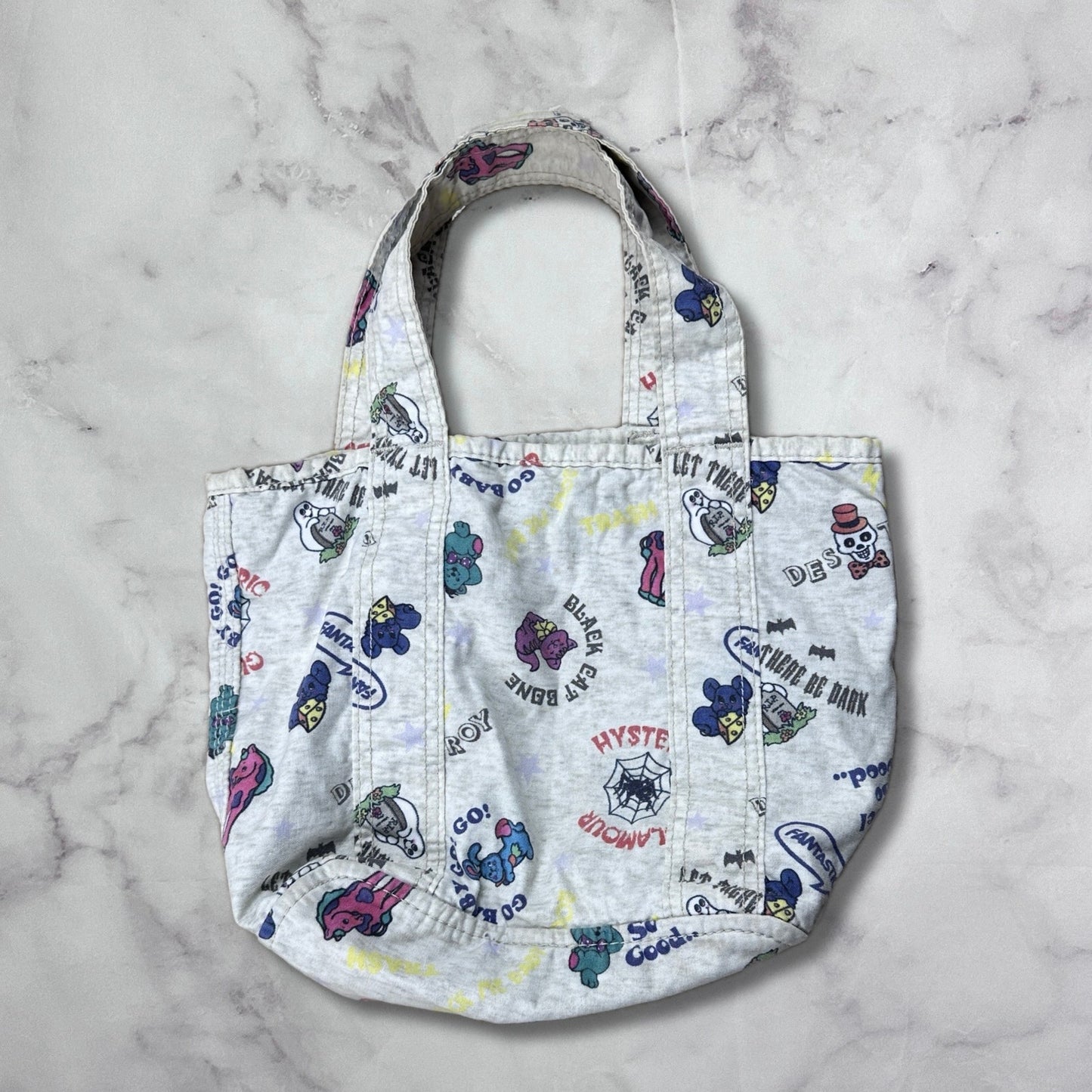 Hysteric Glamour Small AOP Heather Grey Tote Bag