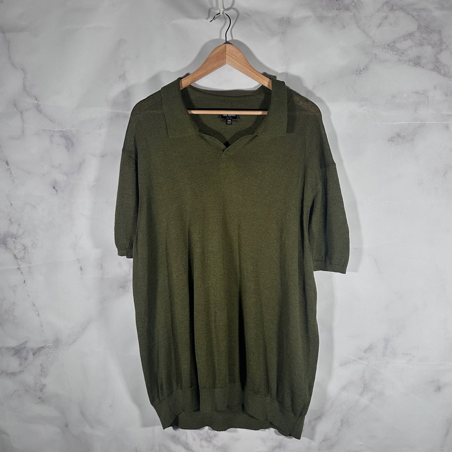 Todd Snyder Forest Green Pique Polo