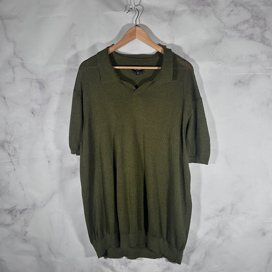 Todd Snyder Forest Green Pique Polo