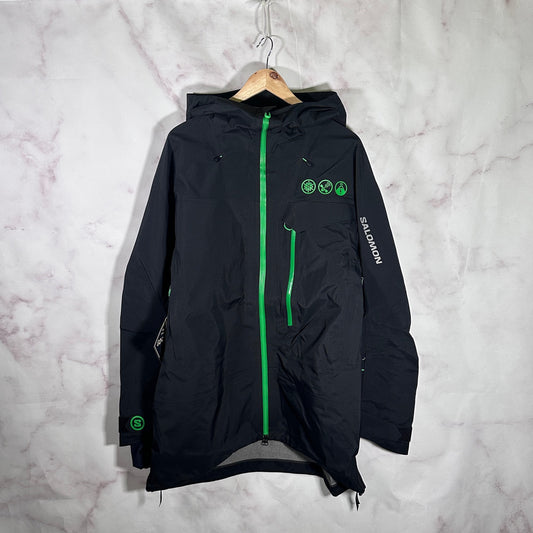 Hidden NY x Salomon Black/Green Gore-Tex Shell Jacket