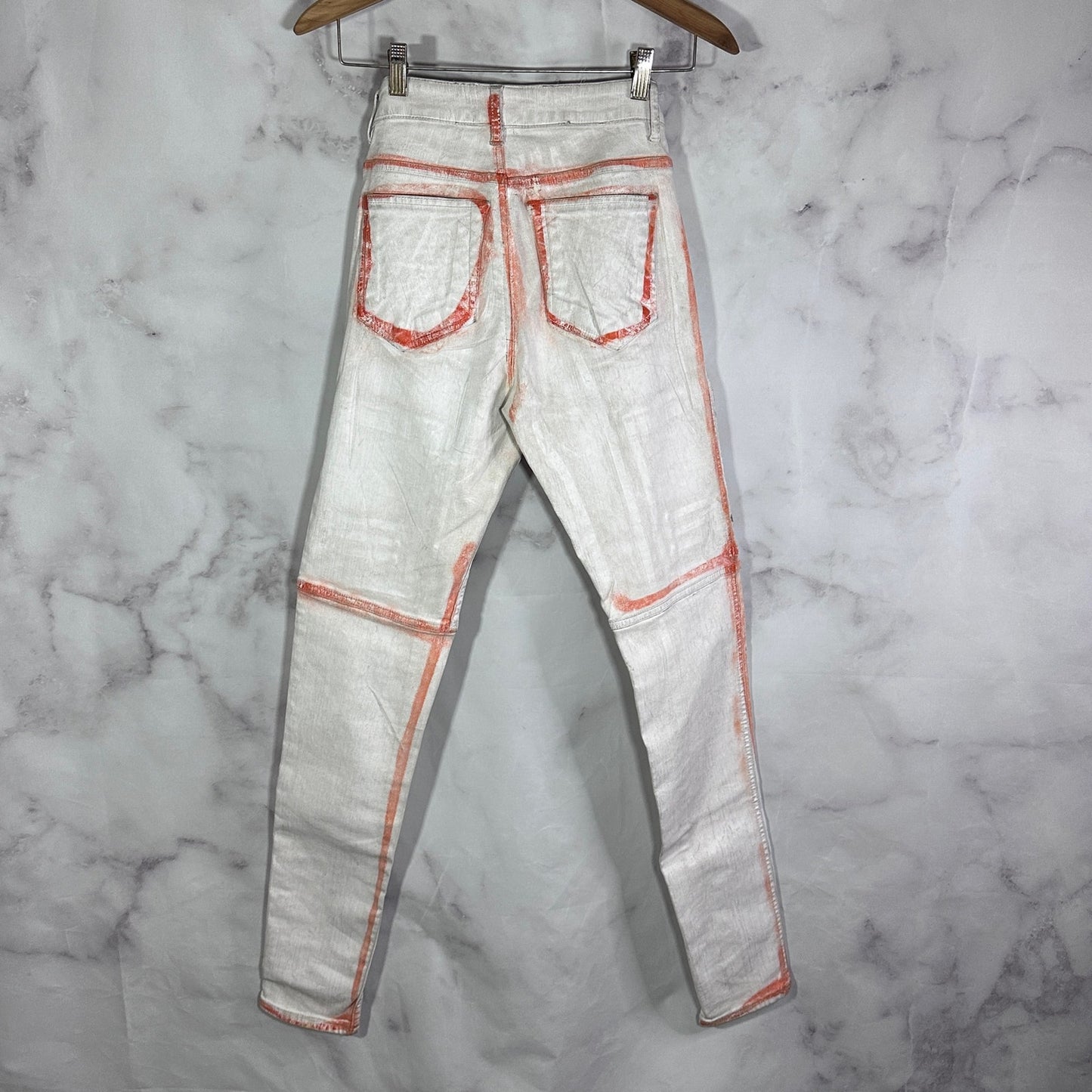 Rick Owens DRKSHDW Painted Wax Nagakin Denim by Nyree Morrison