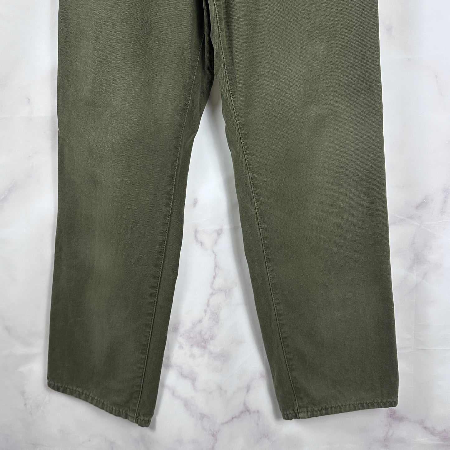 Stussy Big Ol Jean Olive Green Denim