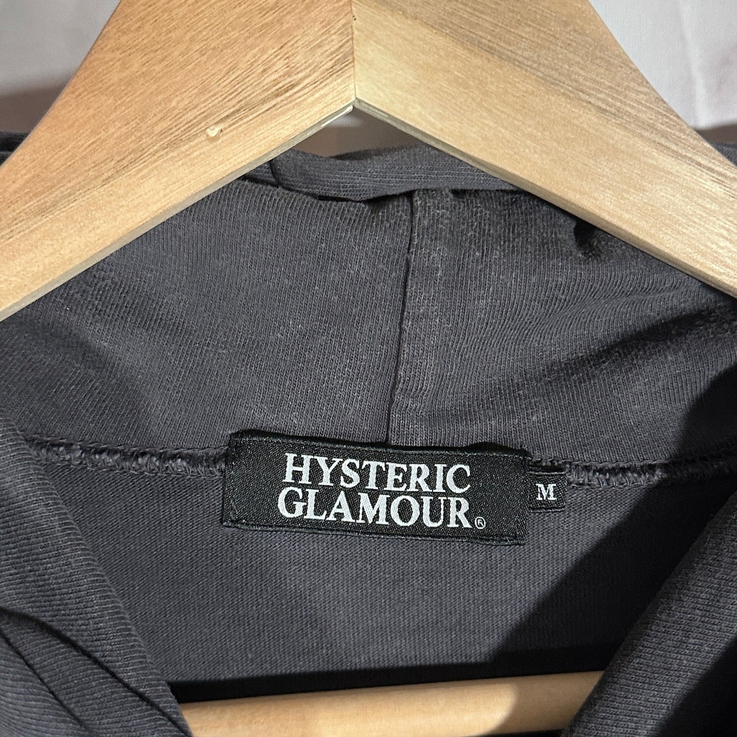 Hysteric Glamour Grey ‘Sunday Morning Fever’ Hoodie