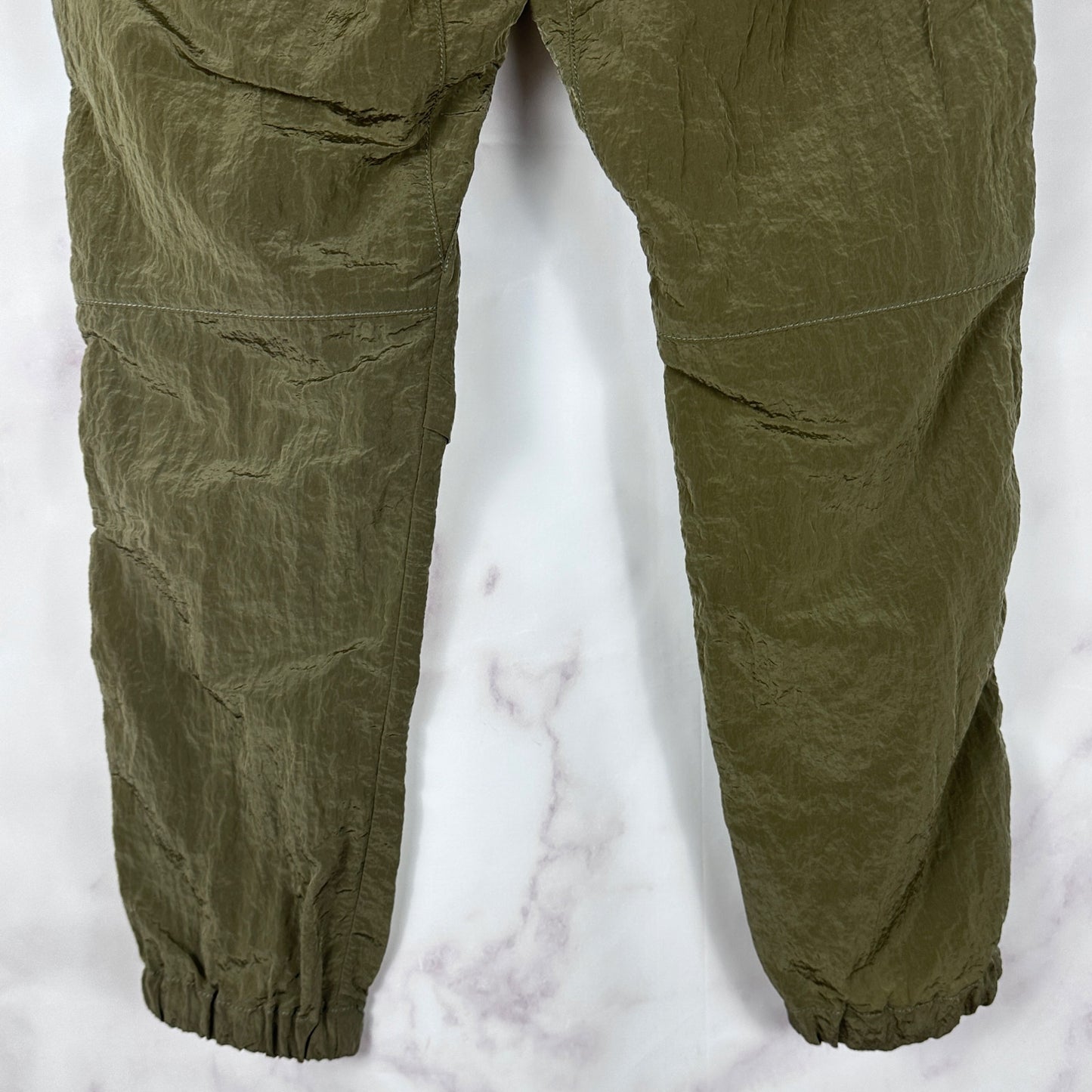 Nano Universe Noble Nylon Olive Green Jogger