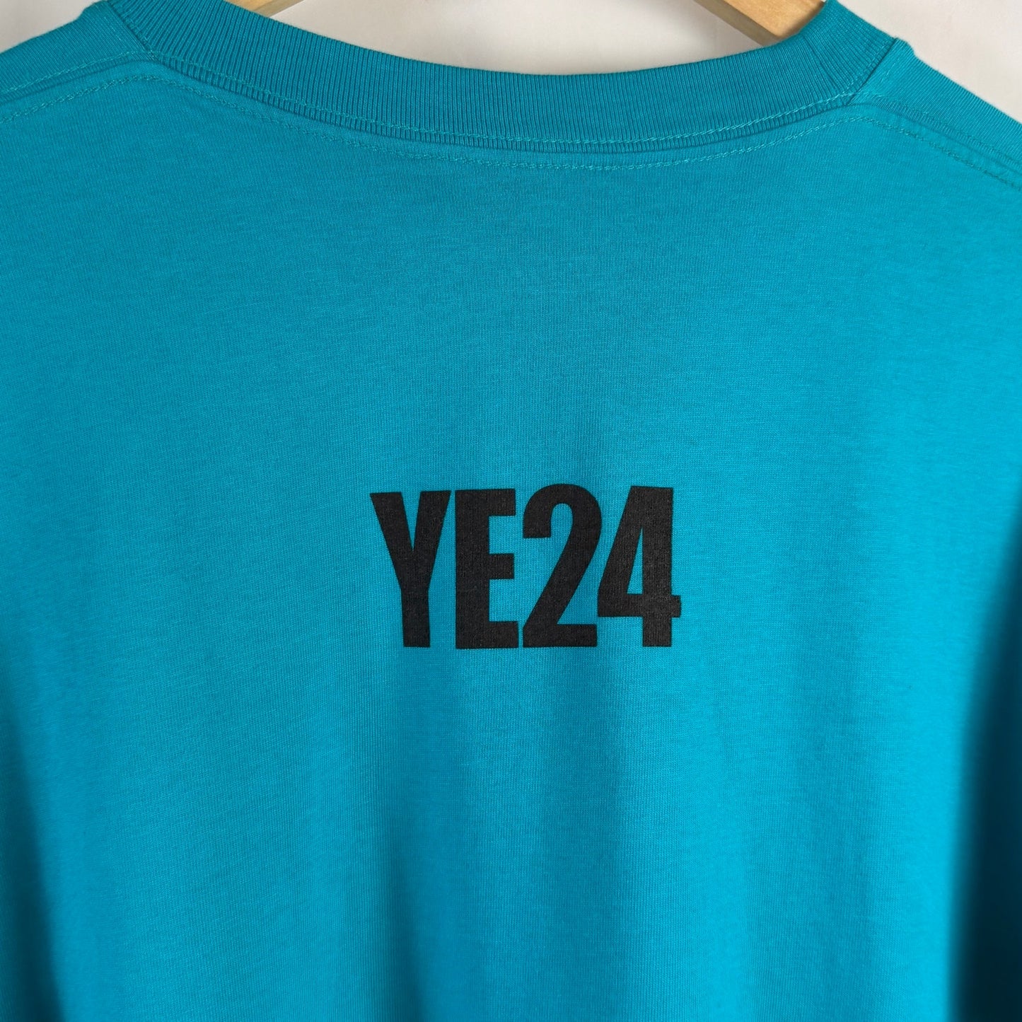 Balenciaga YE24 Turquoise Jersey Tee