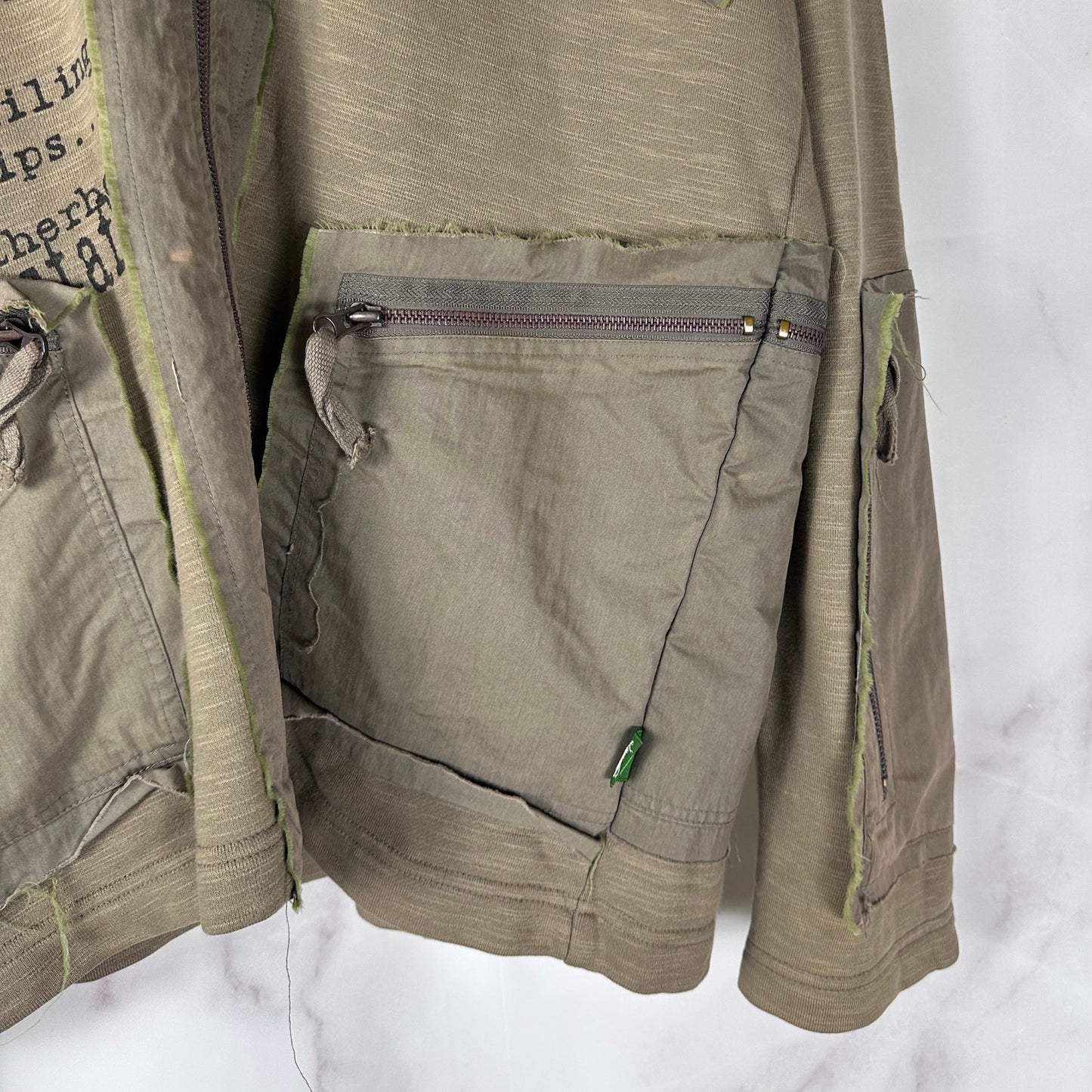 291295 Homme Buffalo Soldier Tan Military Cardigan