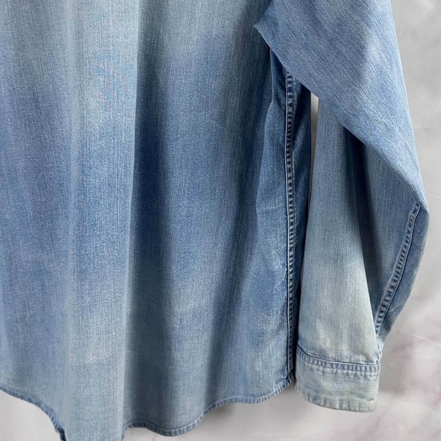 Visvim S/S20 Damaged Handyman Selvedge Denim Shirt