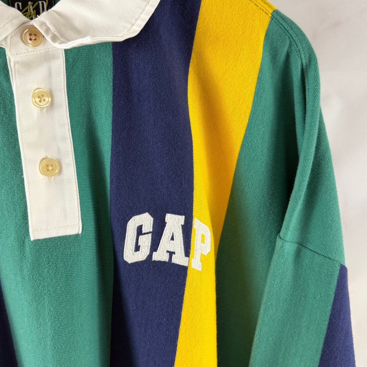 Sean Wotherspoon x Gap Oversized Striped Polo Shirt