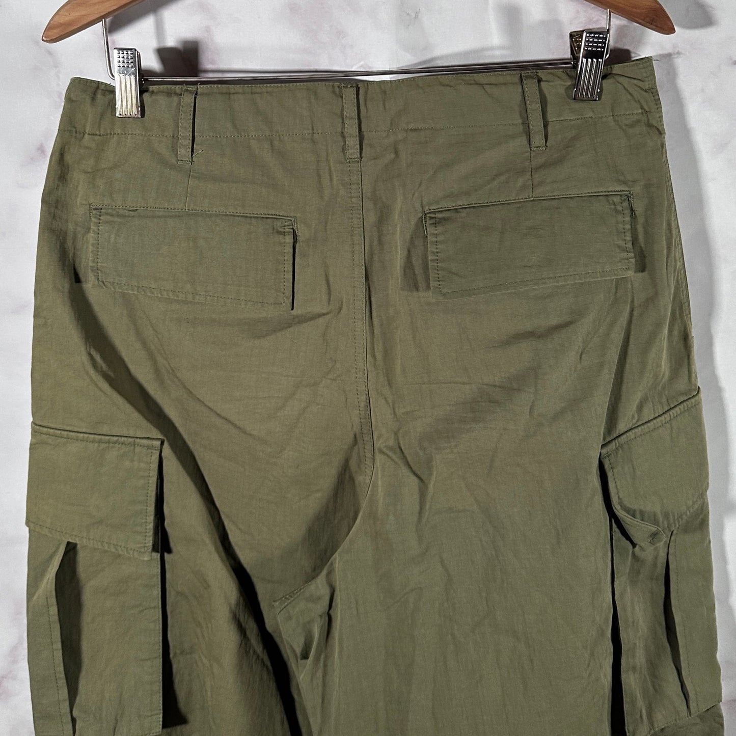 Beams Heart Green H.D. Wide Leg Pant