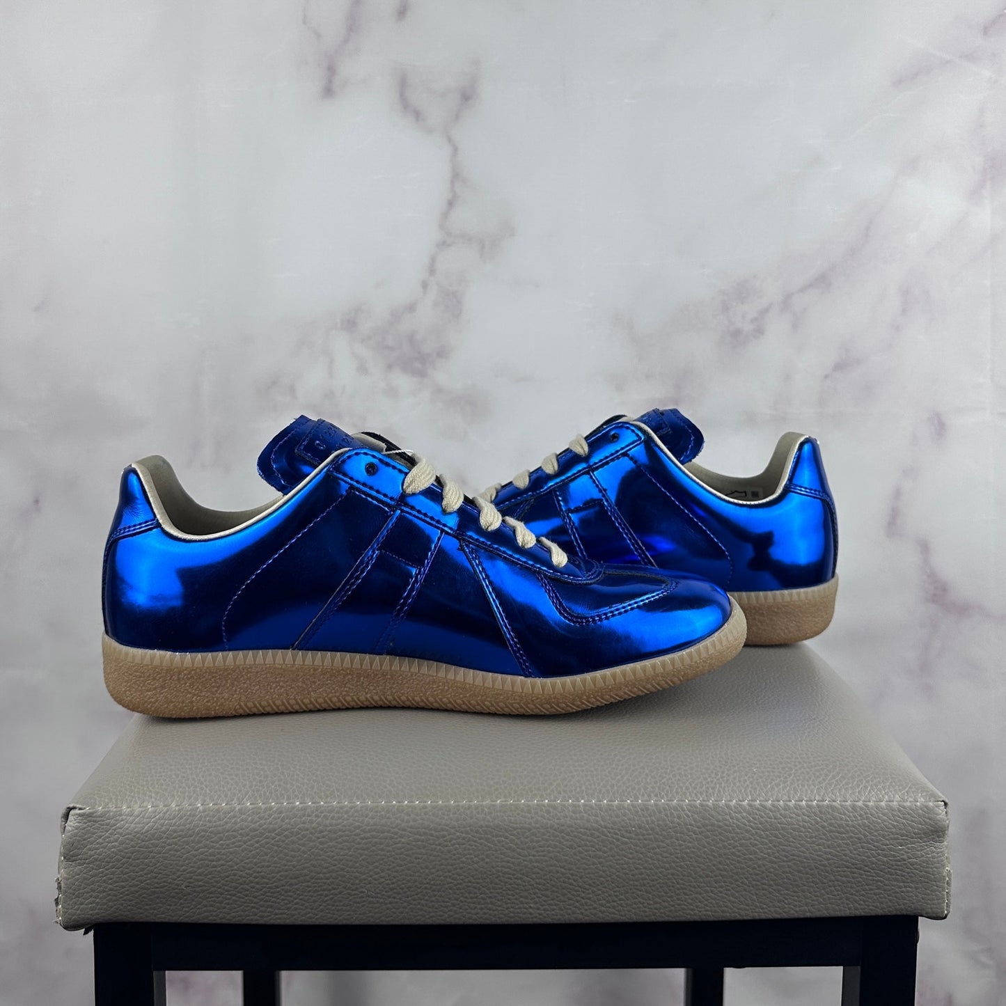 Maison Margiela Replica GAT Trainer Metallic Blue