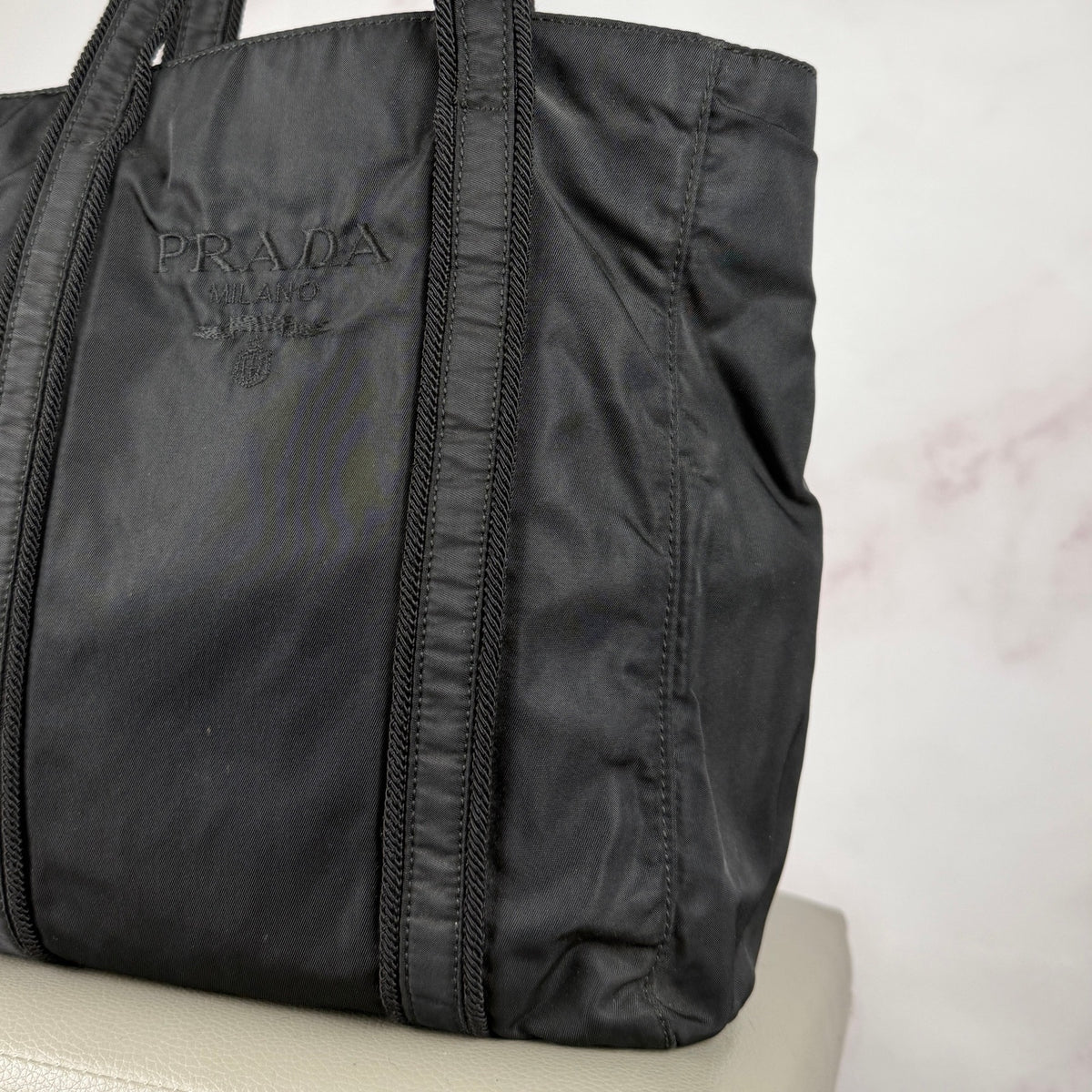 Prada Tessuto Black Nylon Handbag