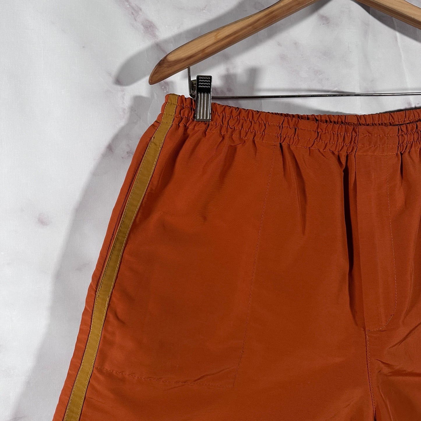 Bode Orange Rugby Shorts