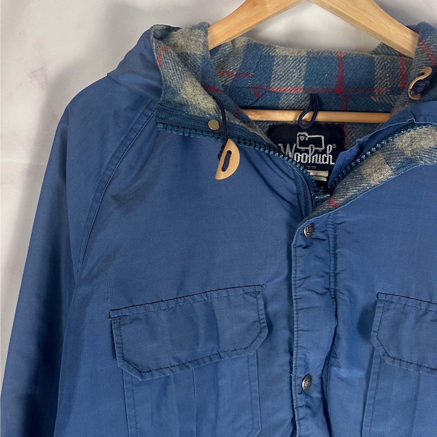 Vintage Woolrich Blue Parka Jacket