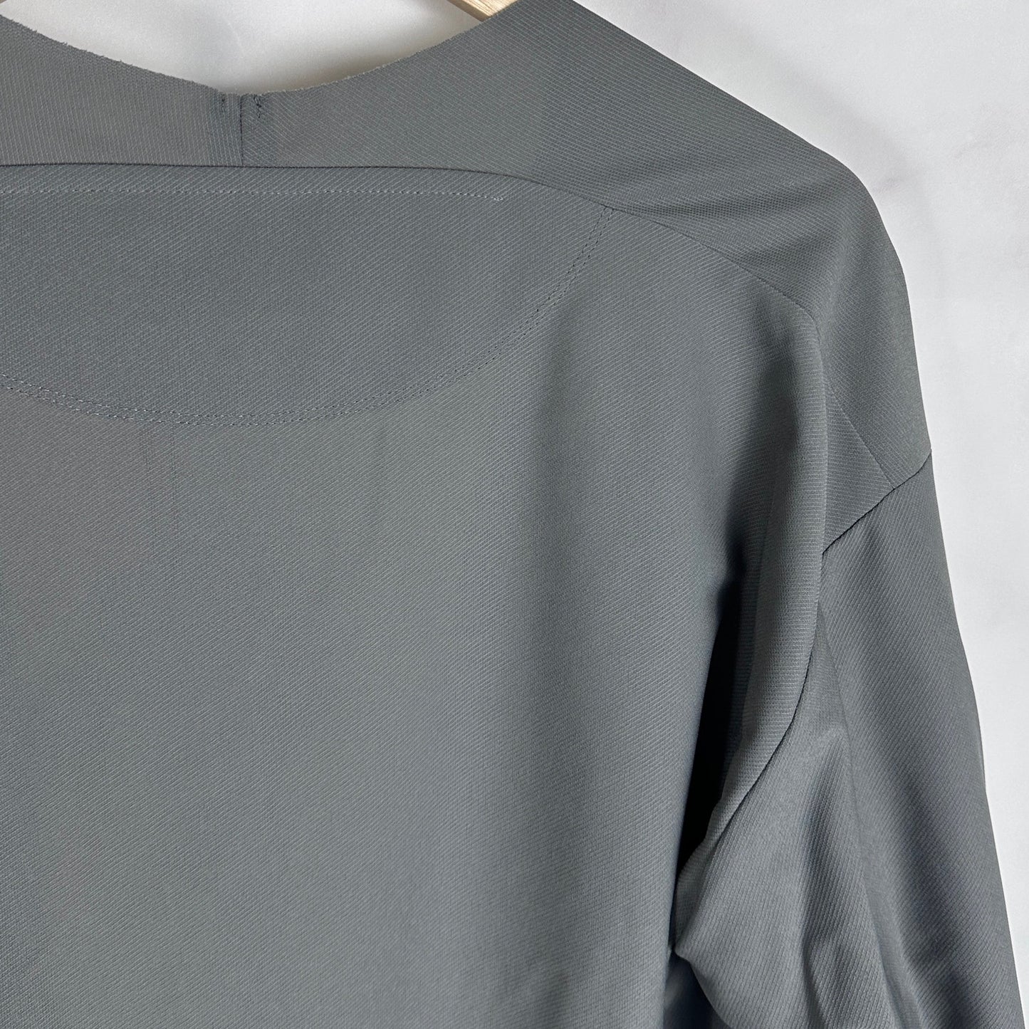 United Tokyo Maruwa Knit Grey Cut & Sew Cardigan