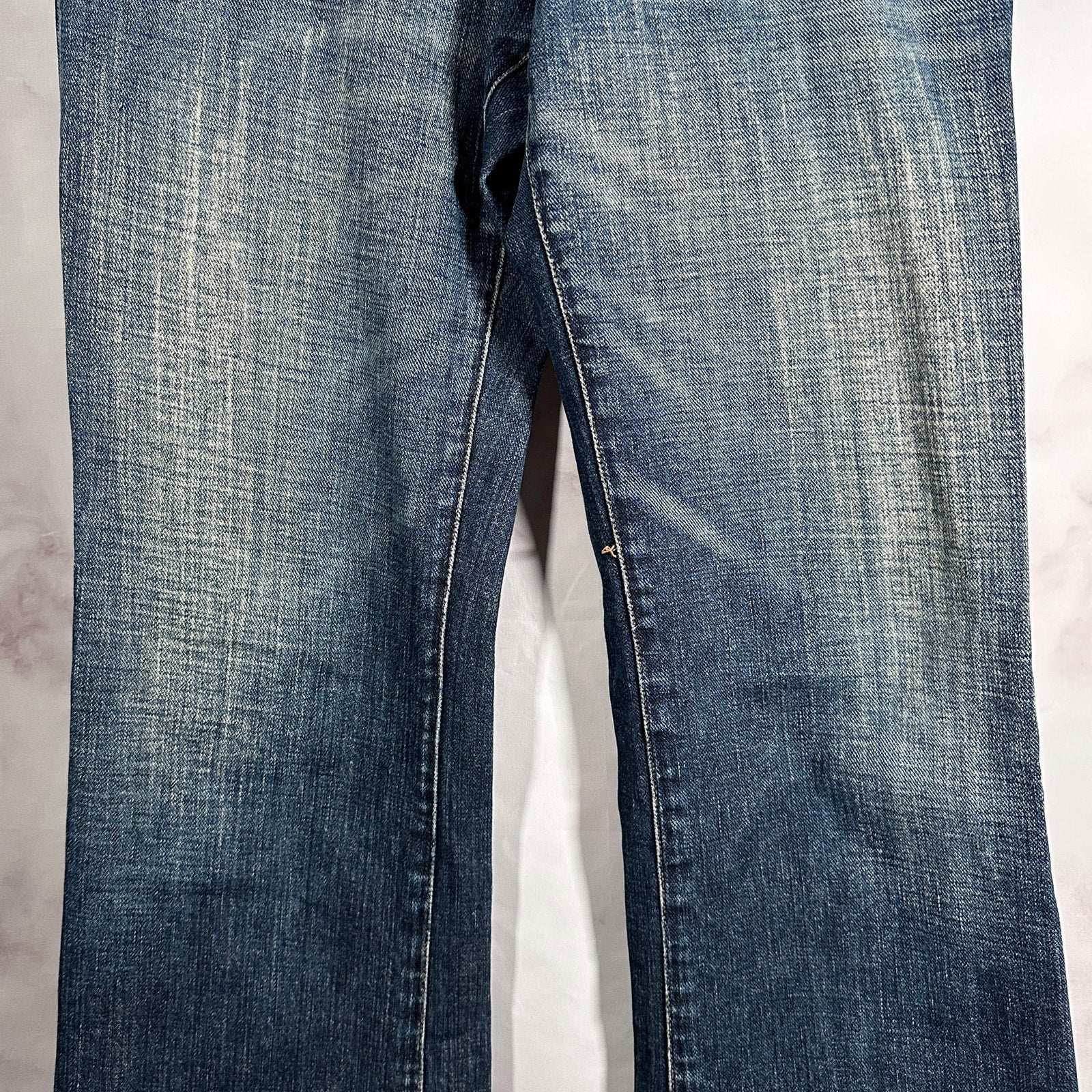 Tornado Mart Faded Blue Bootcut Denim