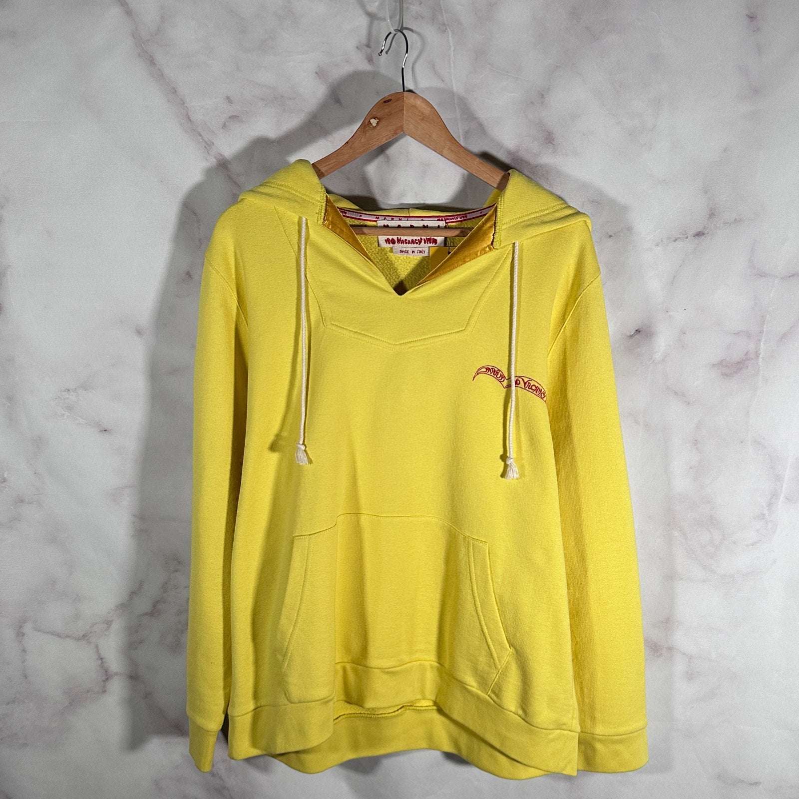 Marni x No Vacancy Inn Yellow Hoodie