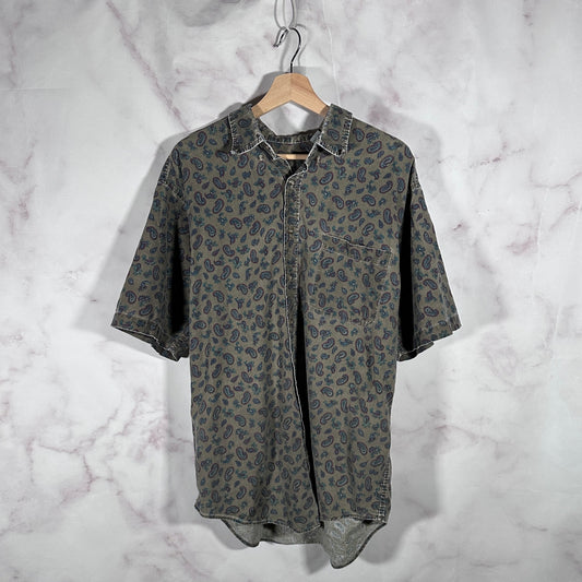 Vintage Green Paisley S/S Shirt