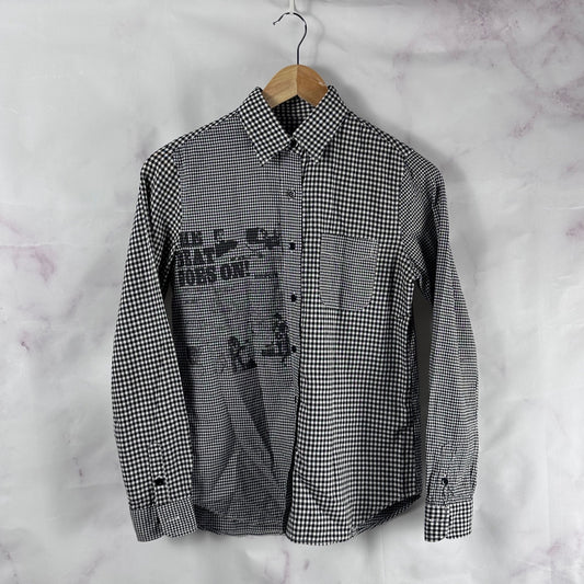Hysteric Glamour ‘Destroy The Monster’ Print Button-Up Shirt