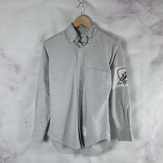 Thom Browne Oxford Arm Band Button-Up Shirt