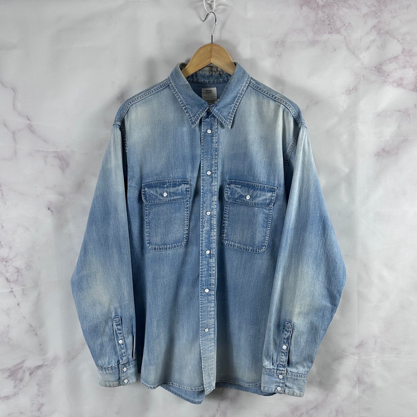 Visvim S/S20 Damaged Handyman Selvedge Denim Shirt