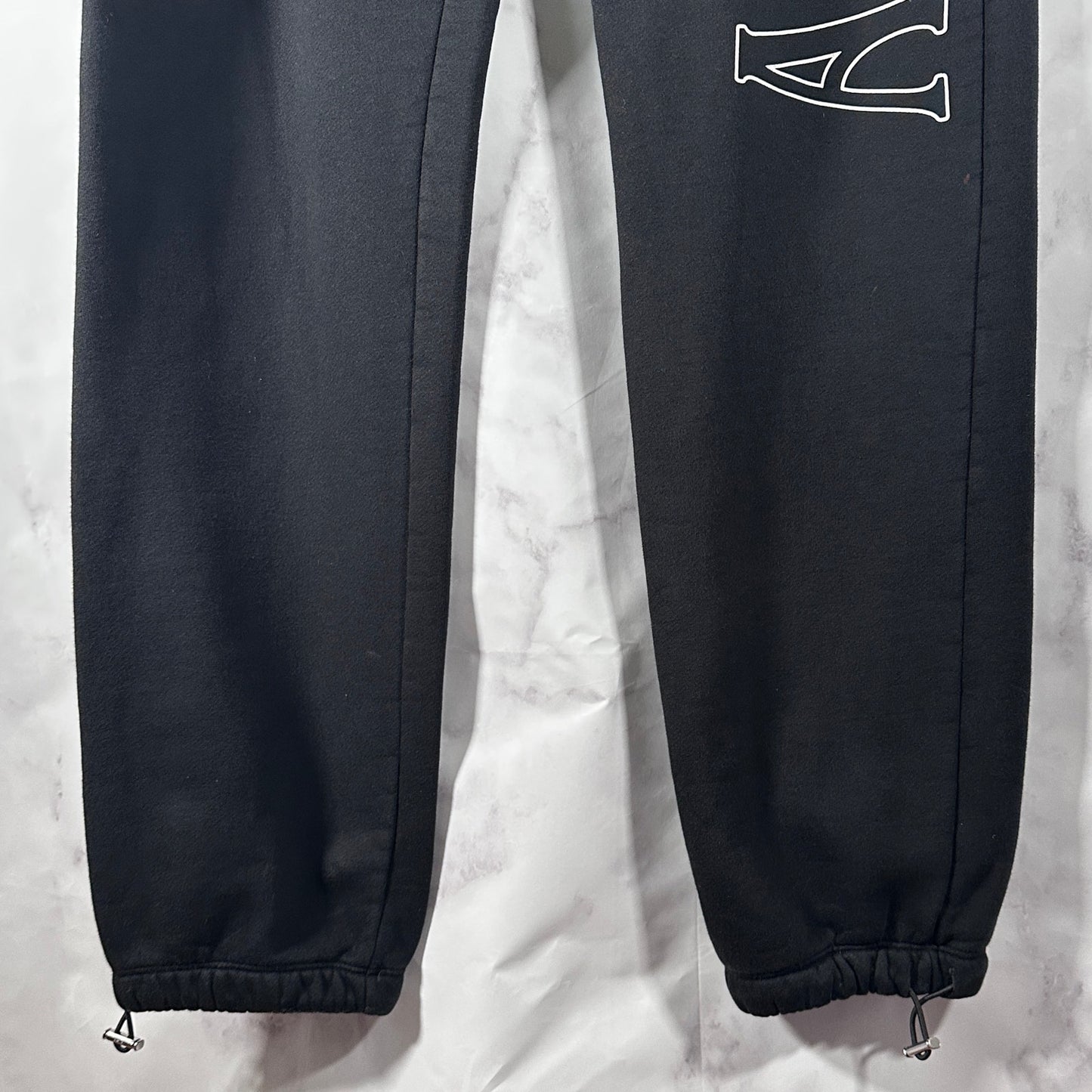 Amiri Black Zoltar Logo Heavyweight Sweatpants