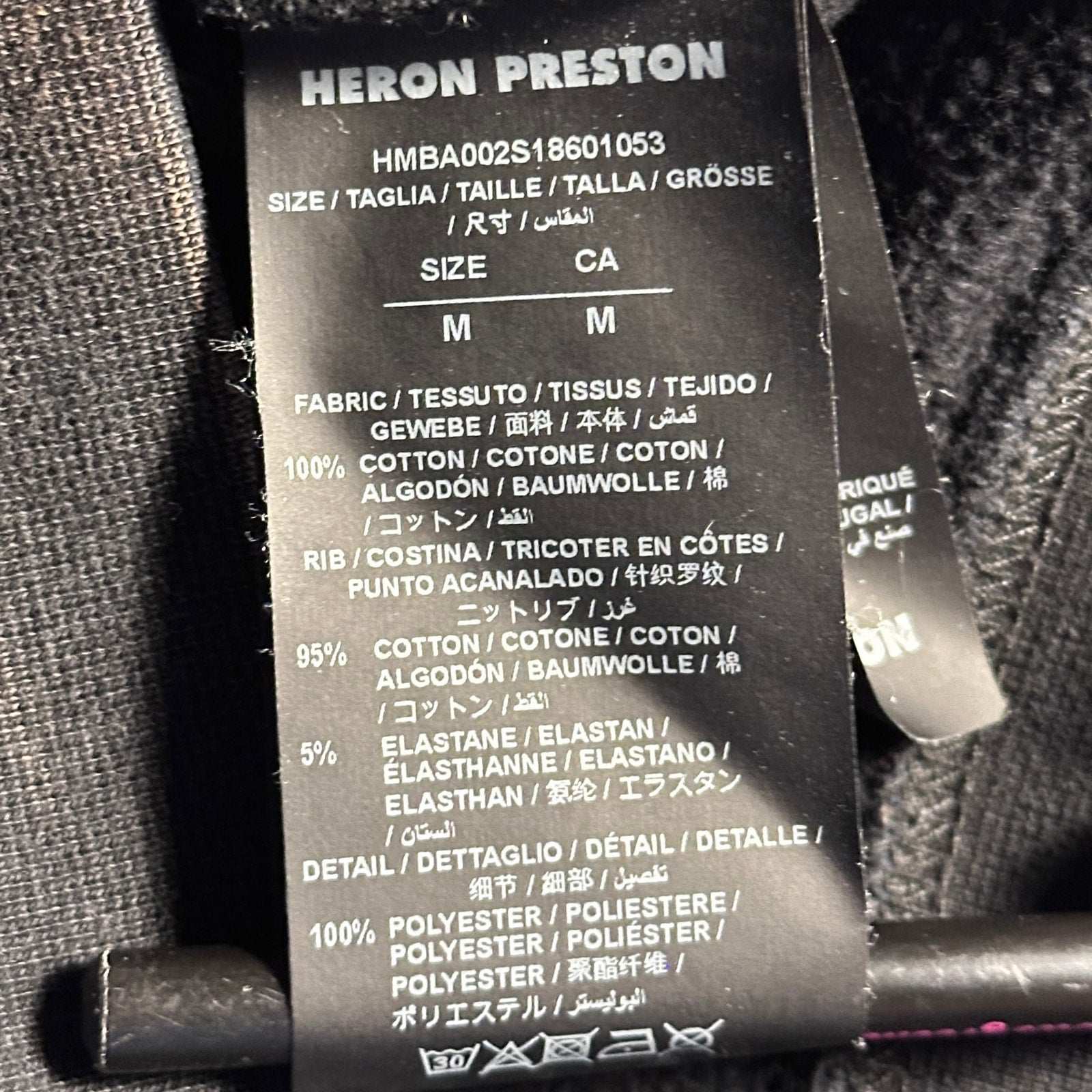 Heron Preston Black Text Crewneck