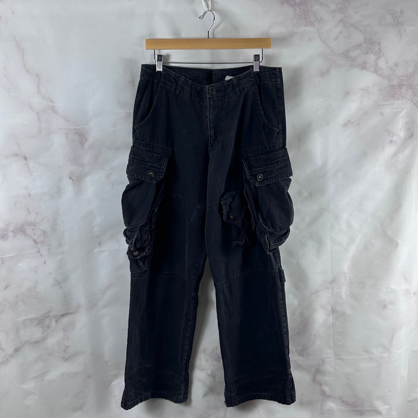 Julius A/W08 Black Gas Mask Cargo Pants