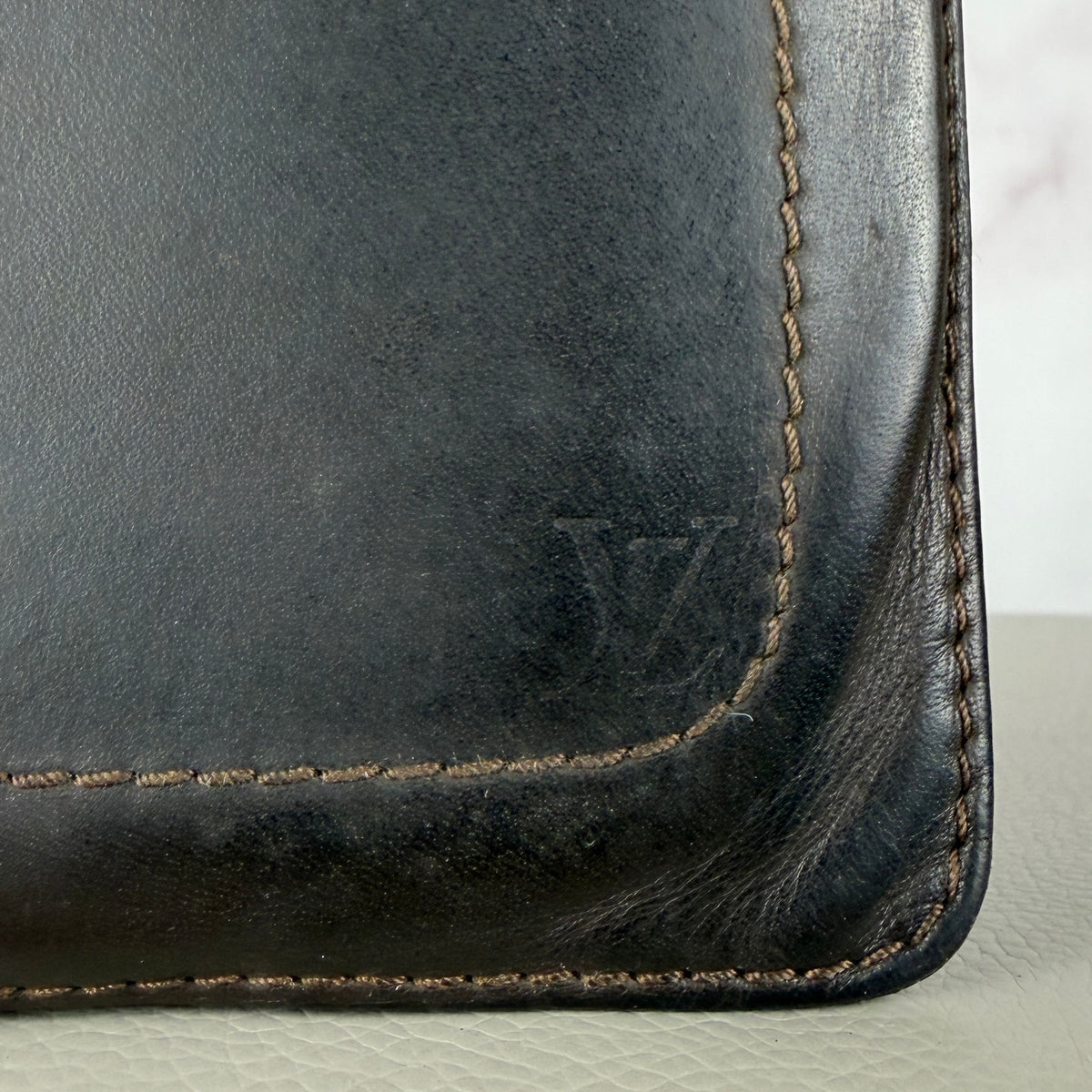 Louis Vuitton Utah Leather Bifold Wallet