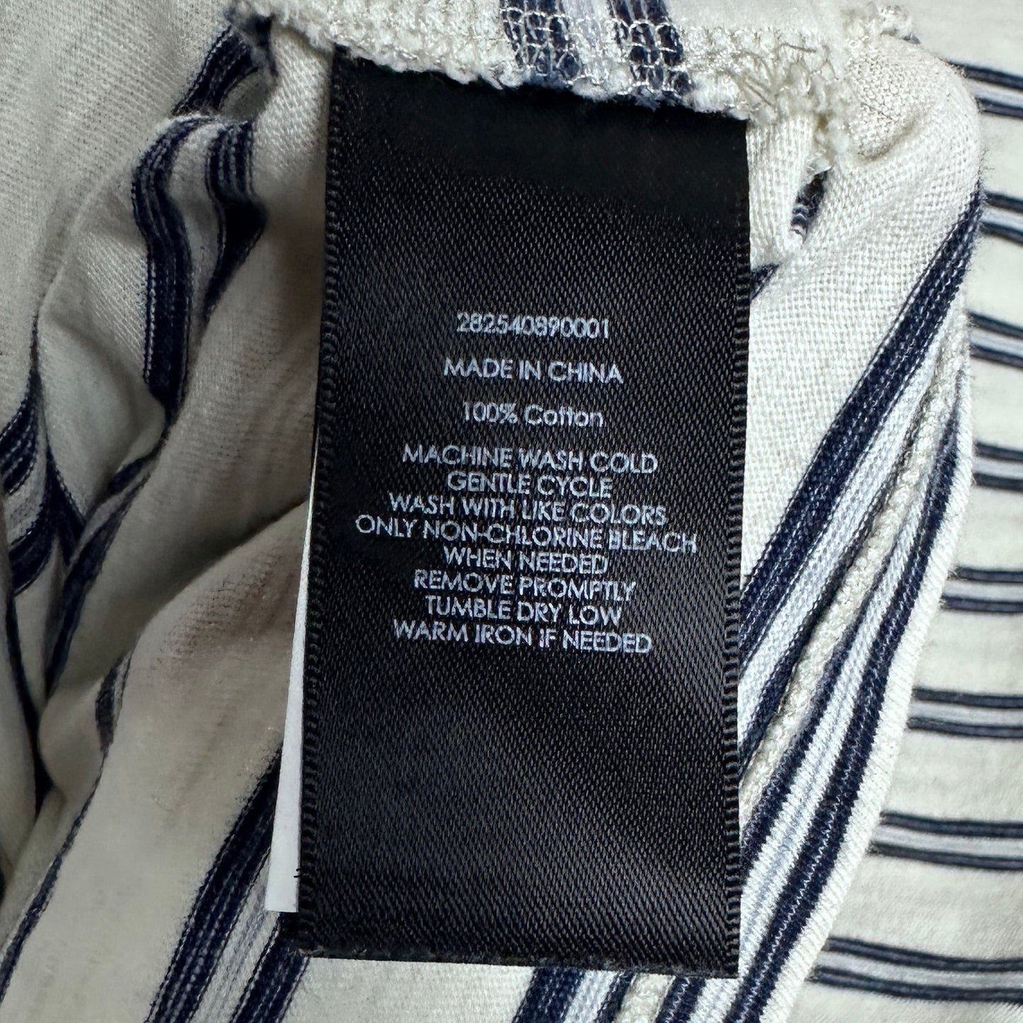 RRL White/Blue Striped Tee