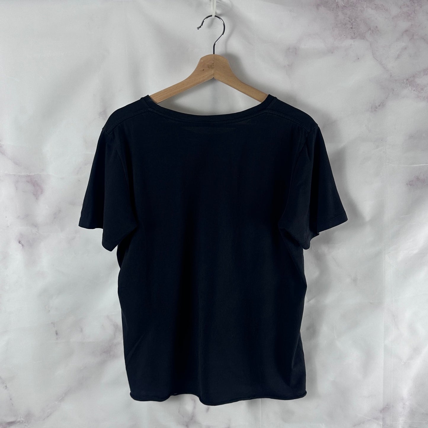 Saint Laurent Paris Black Text Tee