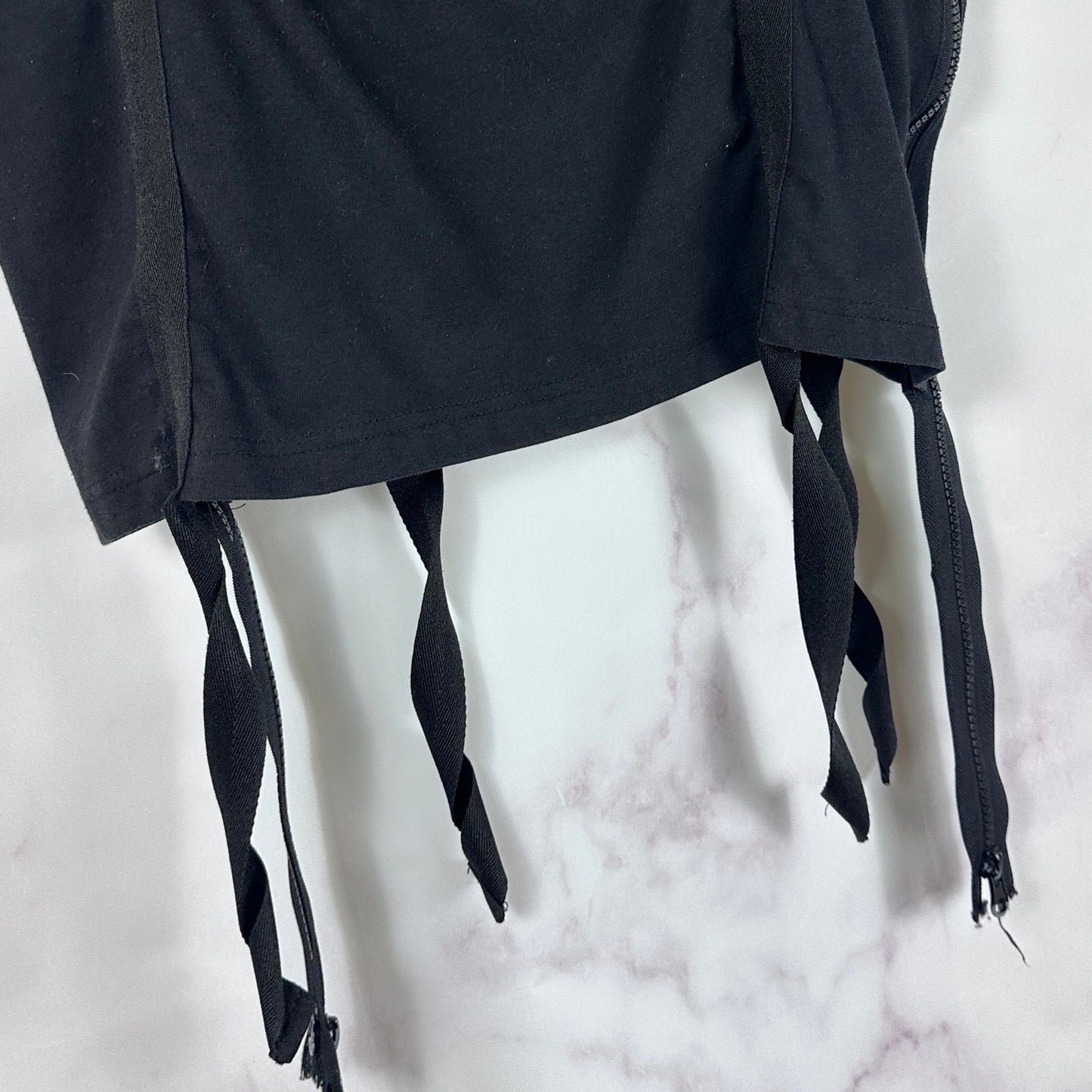 Fuga Cut & Sew Zipper Bondage Tee