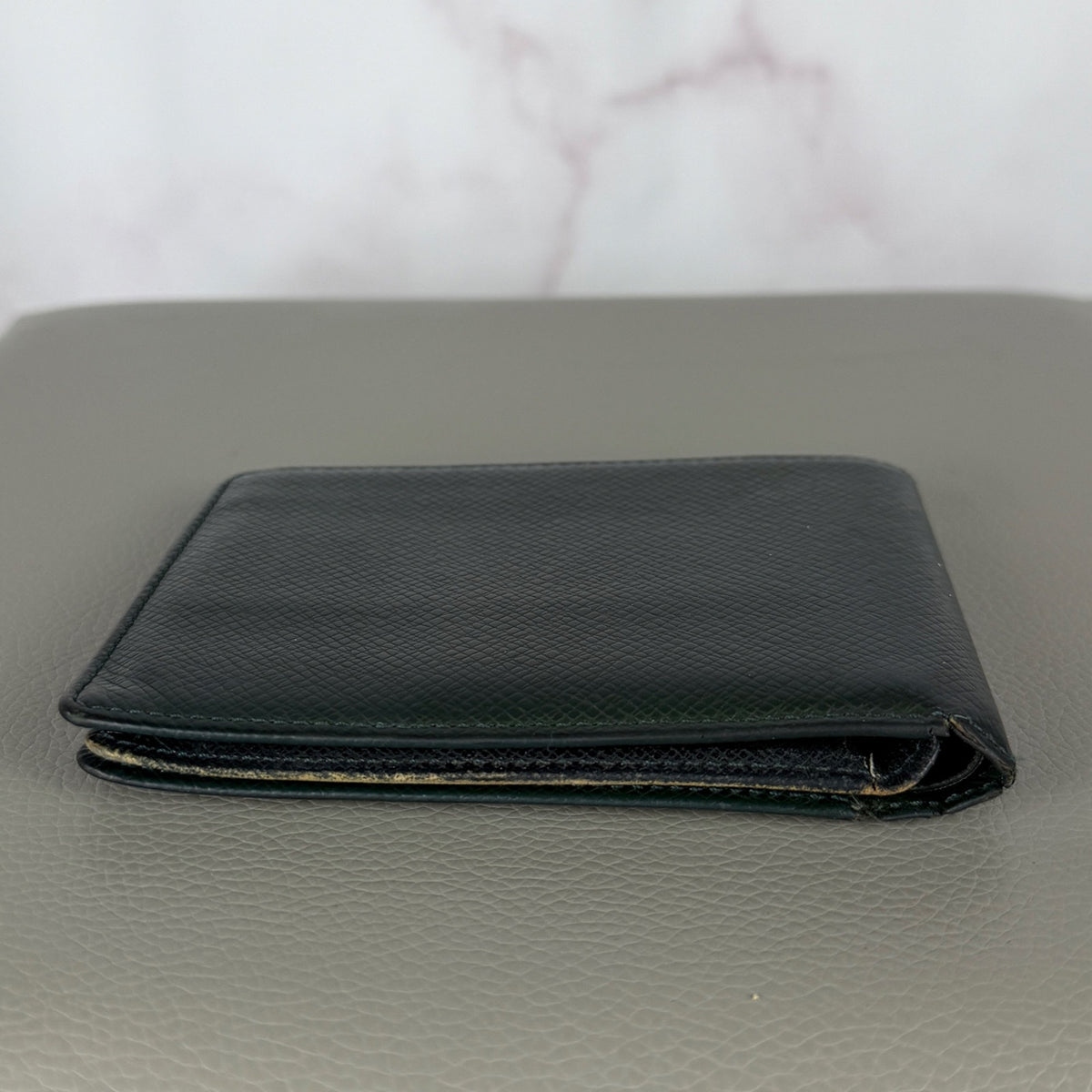 Louis Vuitton Green Epi Bifold Wallet
