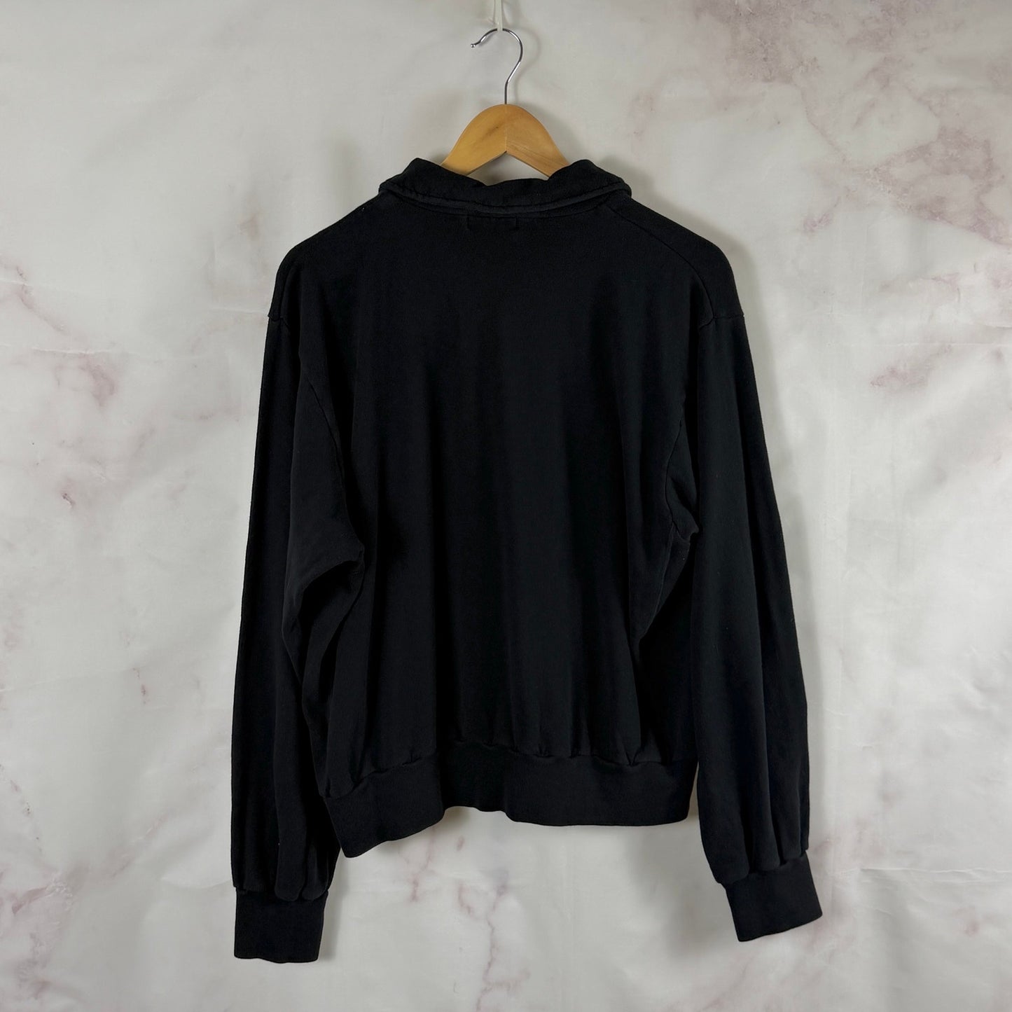 AFFA Black Patch Rugby Pullover Sweatshirt
