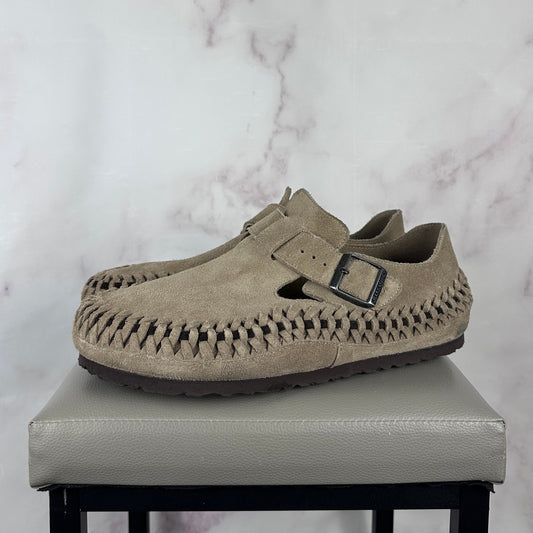 Birkenstock x Kith London Braided Taupe Suede