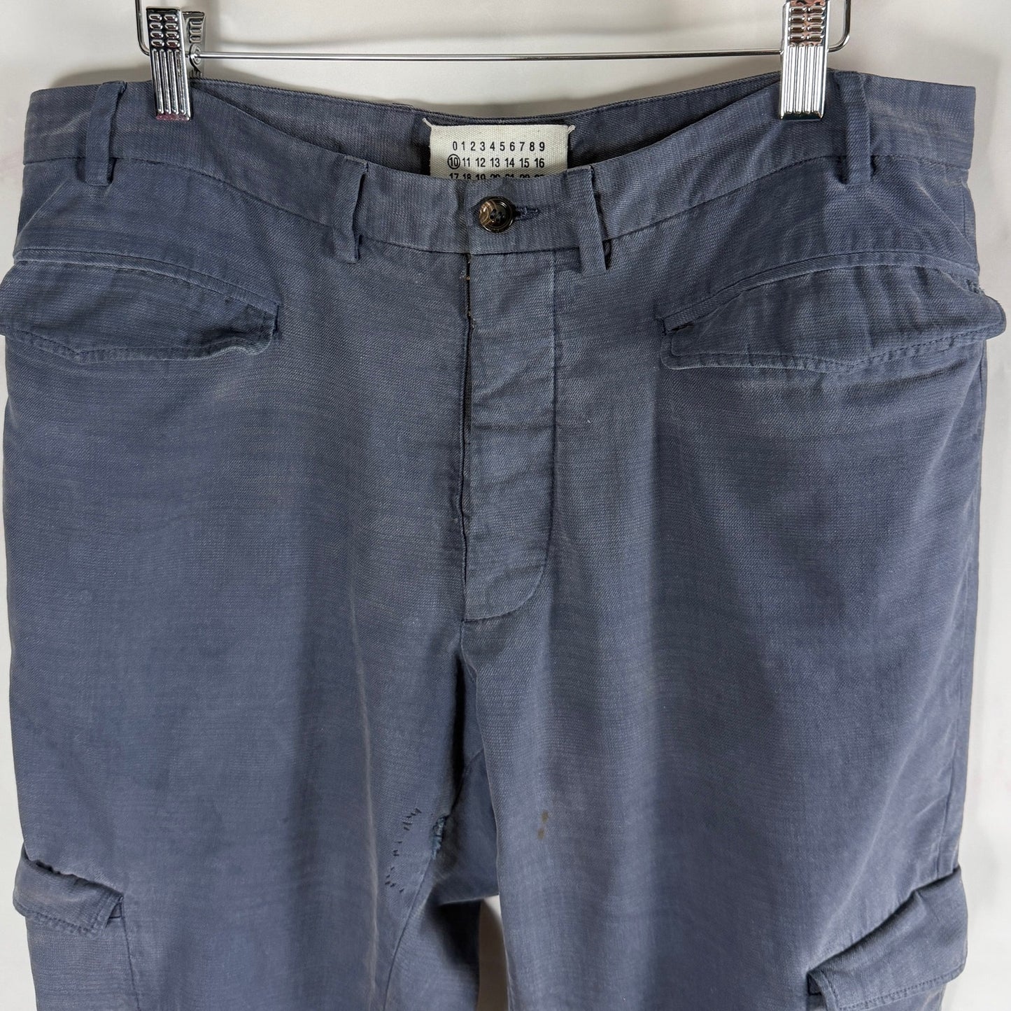 Maison Margiela French Blue Slim Cargo Pants