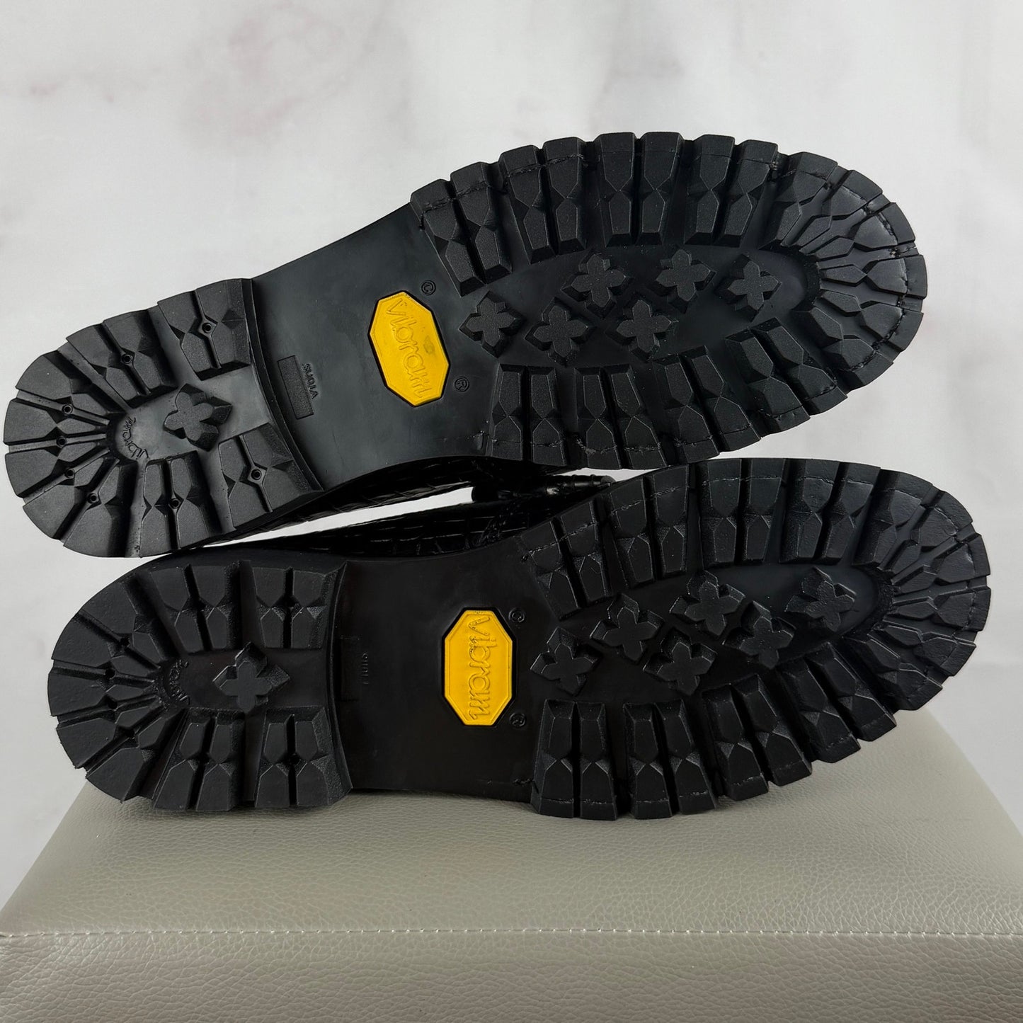 Rhude Crocodile Lug Black Loafer