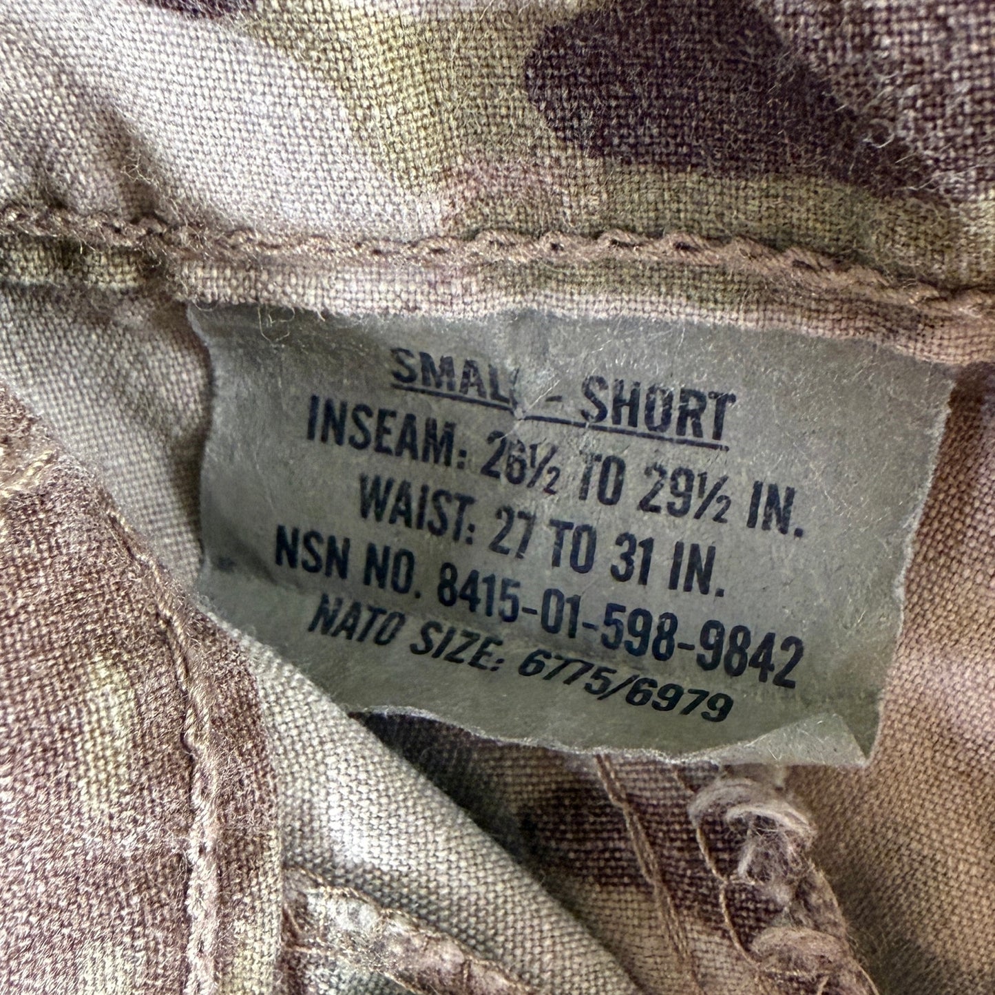 US Military OCP Camo Cargo Combat Pants