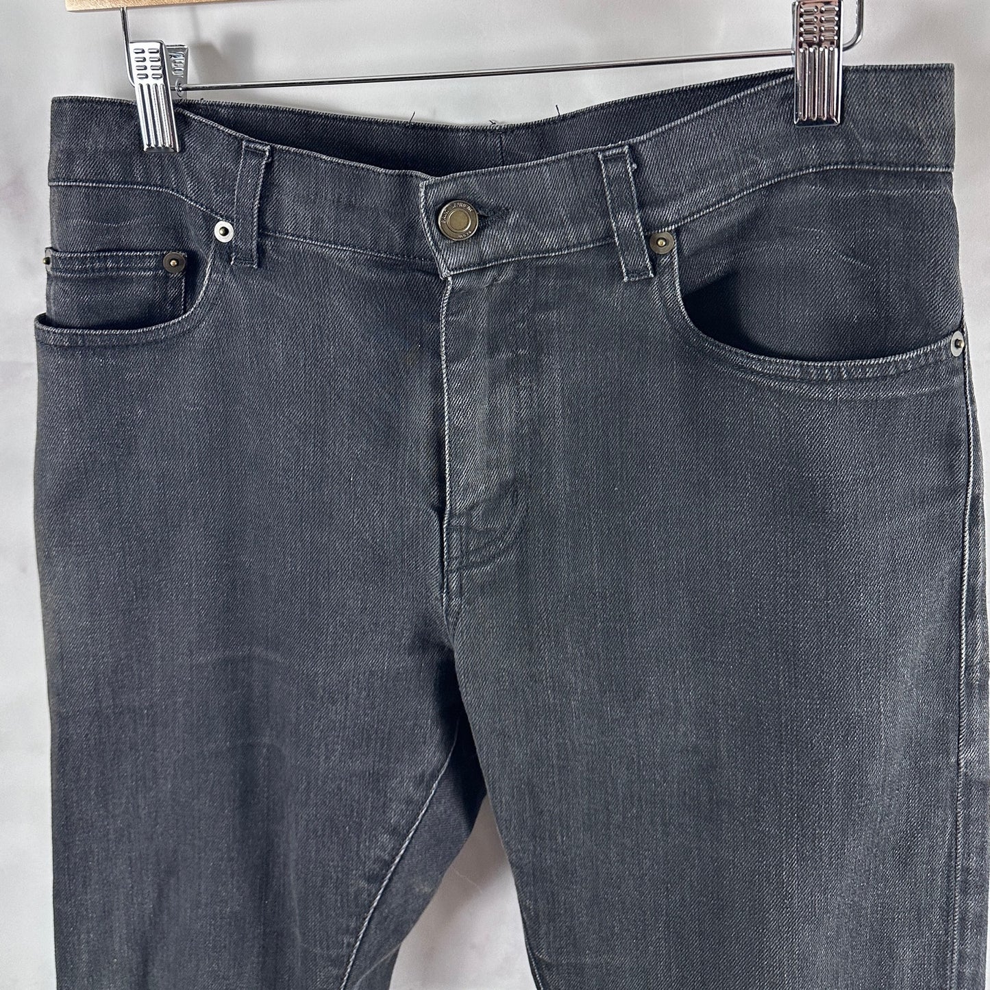 Saint Laurent Paris D02 Black Skinny LW Hedi Slimane Denim