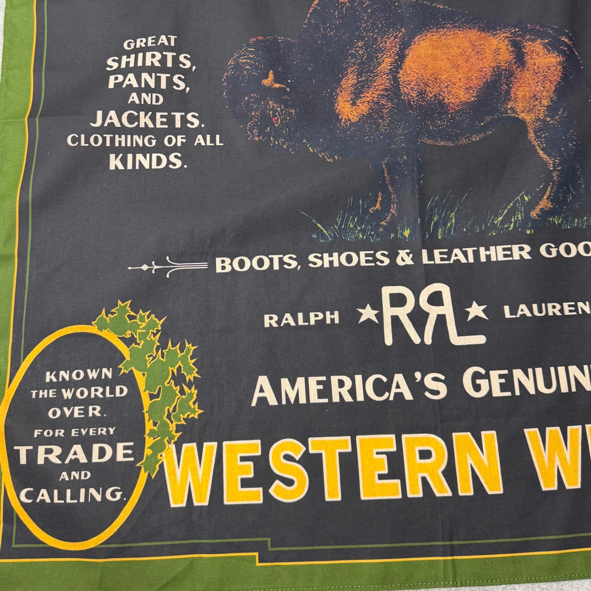 RRL Double RL&Co. Dry Goods Indigo Bandana