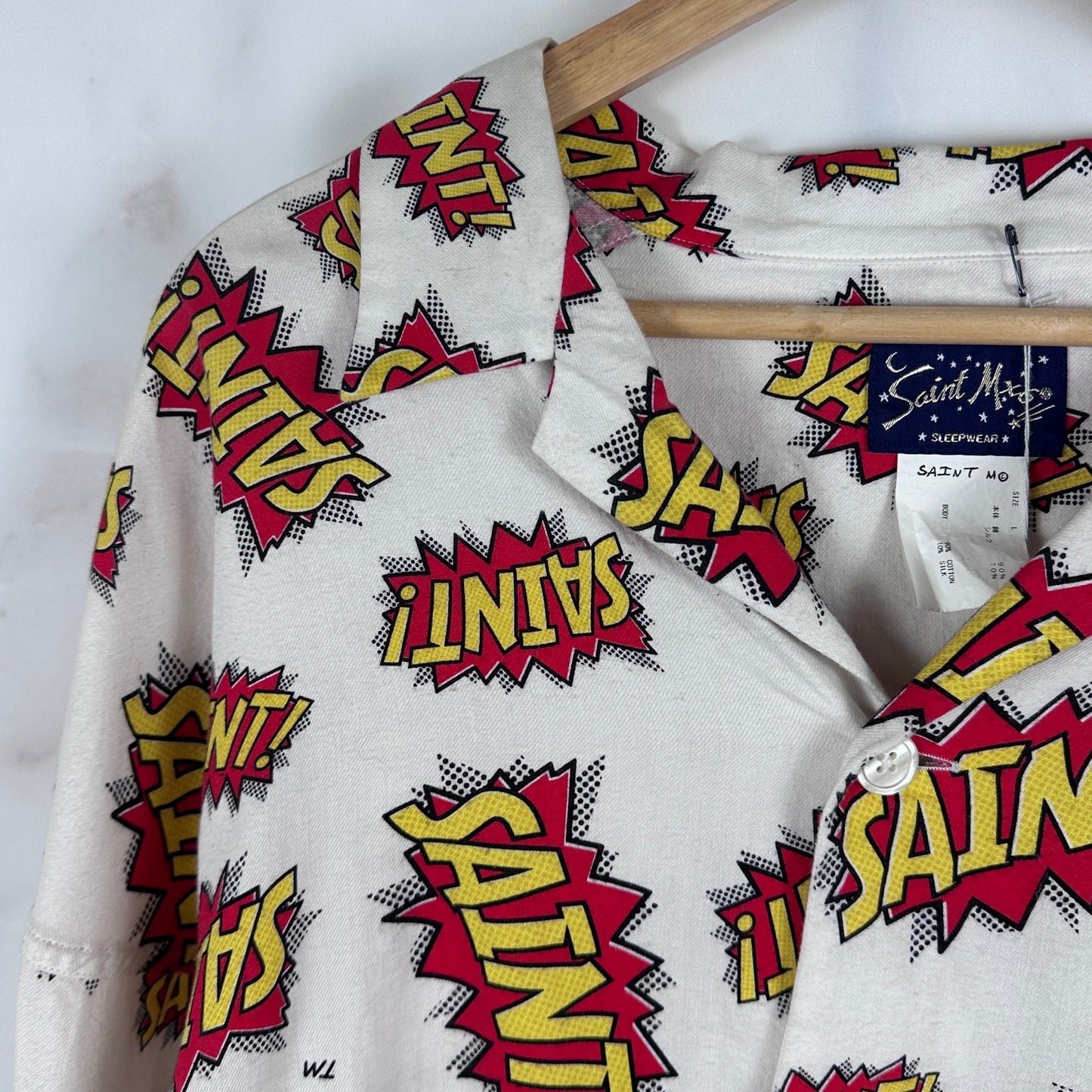 Saint Michael A/W22 POW Comic Button-Up Shirt