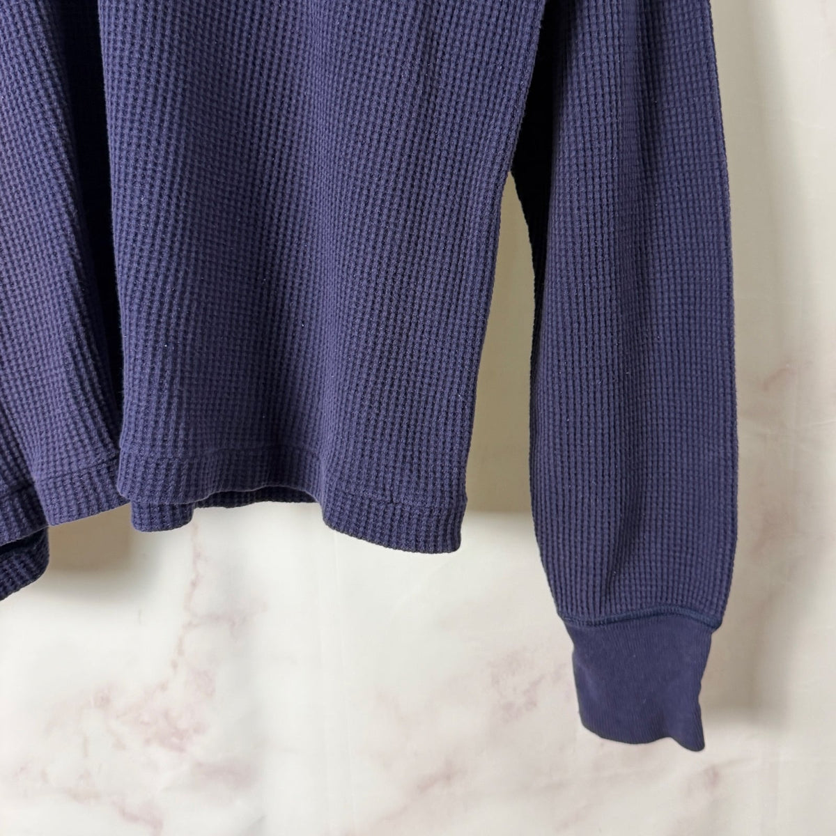 Vintage GAP Navy Waffle Henley