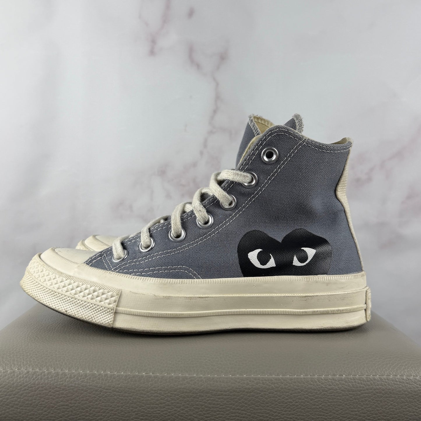 Converse x Comme des Garcons PLAY Chuck Taylor Grey All-Star 70 High