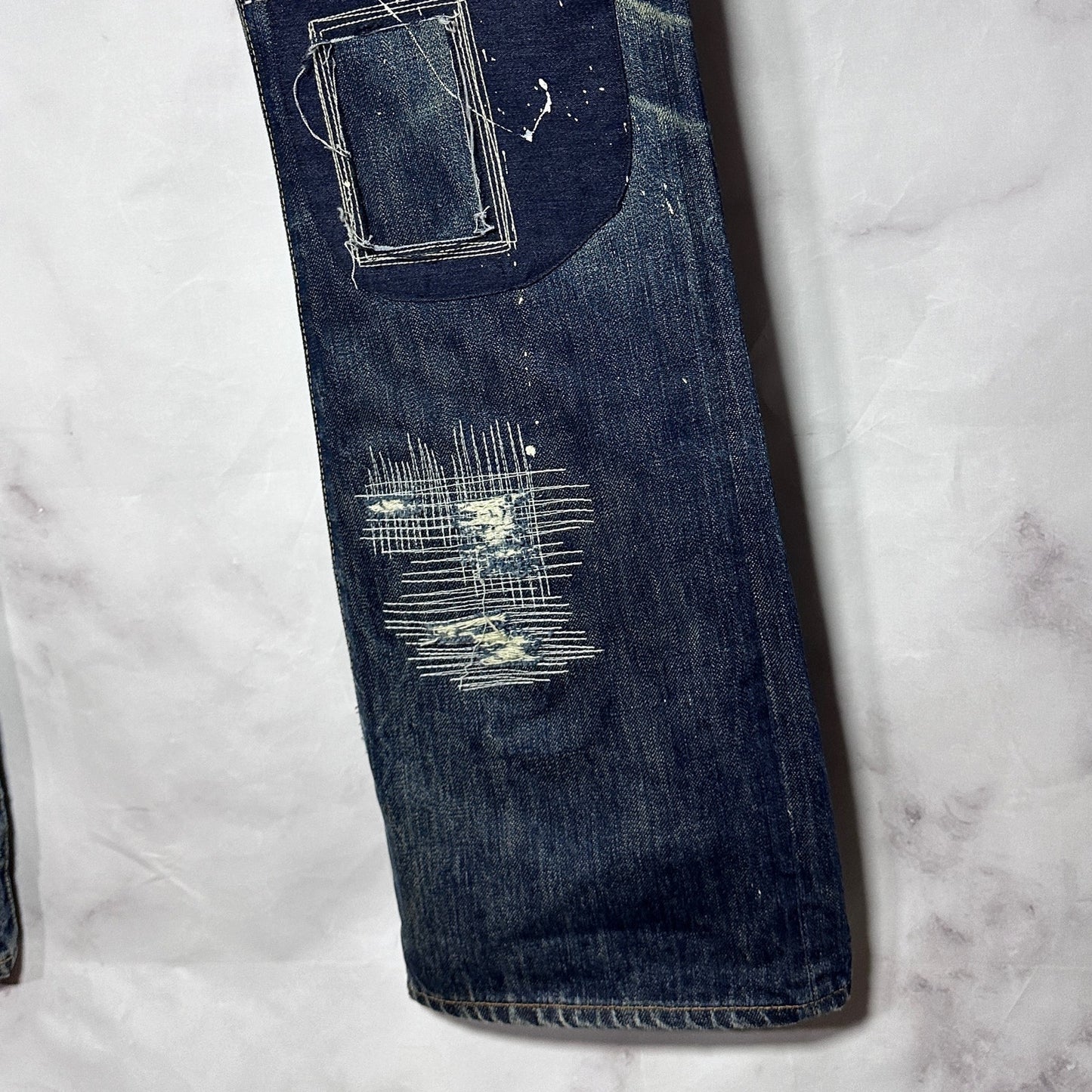 Kapital Sashiko & Boro Patchwork Selvedge Denim