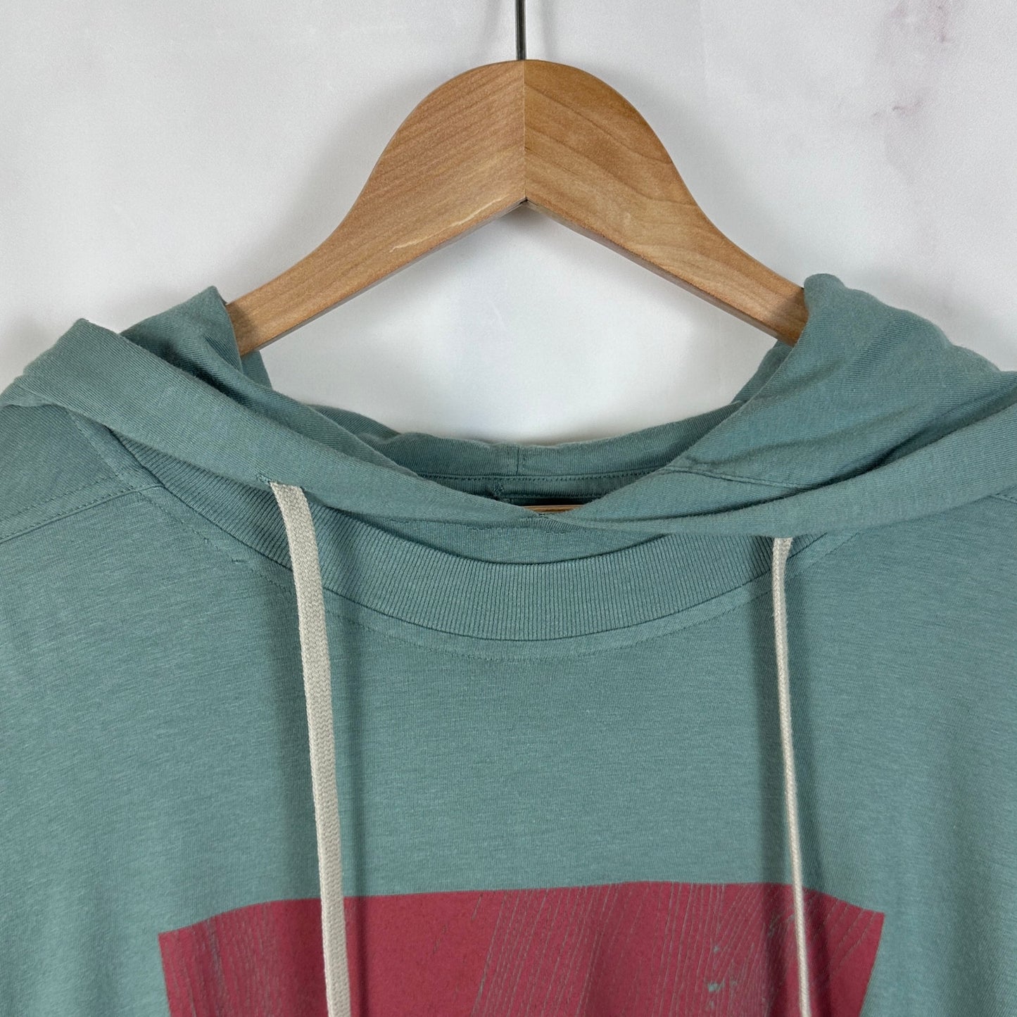 Rick Owens DRKSHDW Hustler Aqua Layered Hoodie