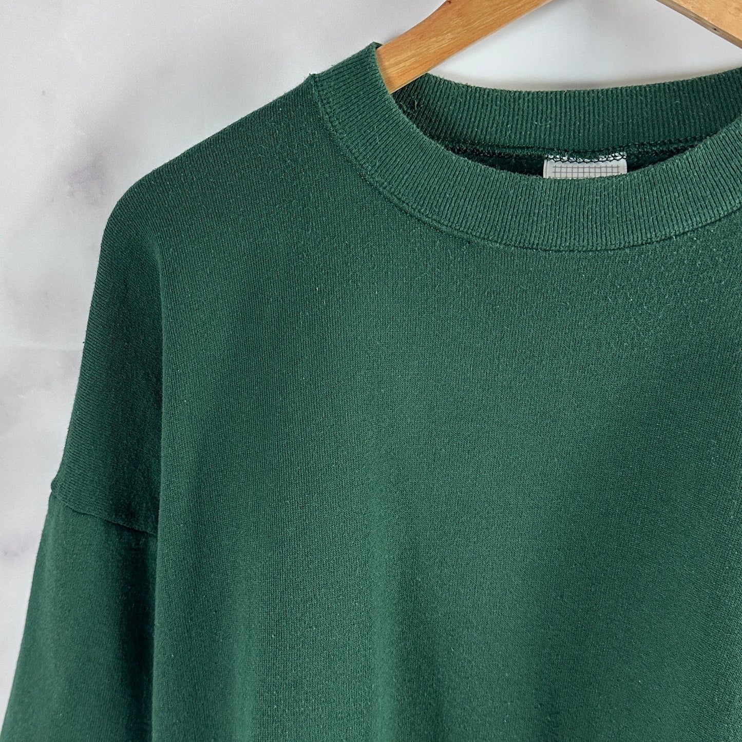 Vintage 90s Jerzees Green Crewneck Sweatshirt