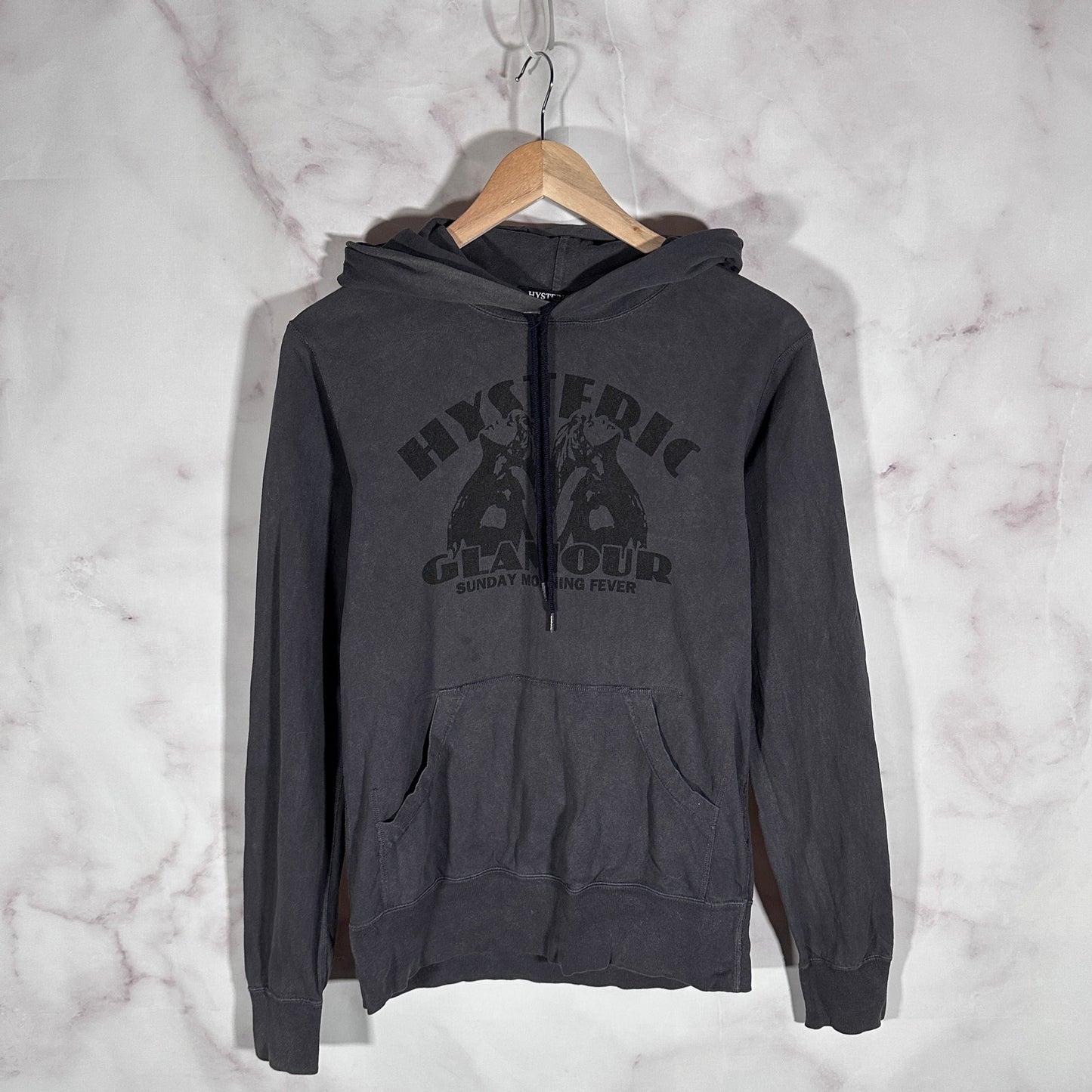 Hysteric Glamour Grey ‘Sunday Morning Fever’ Hoodie