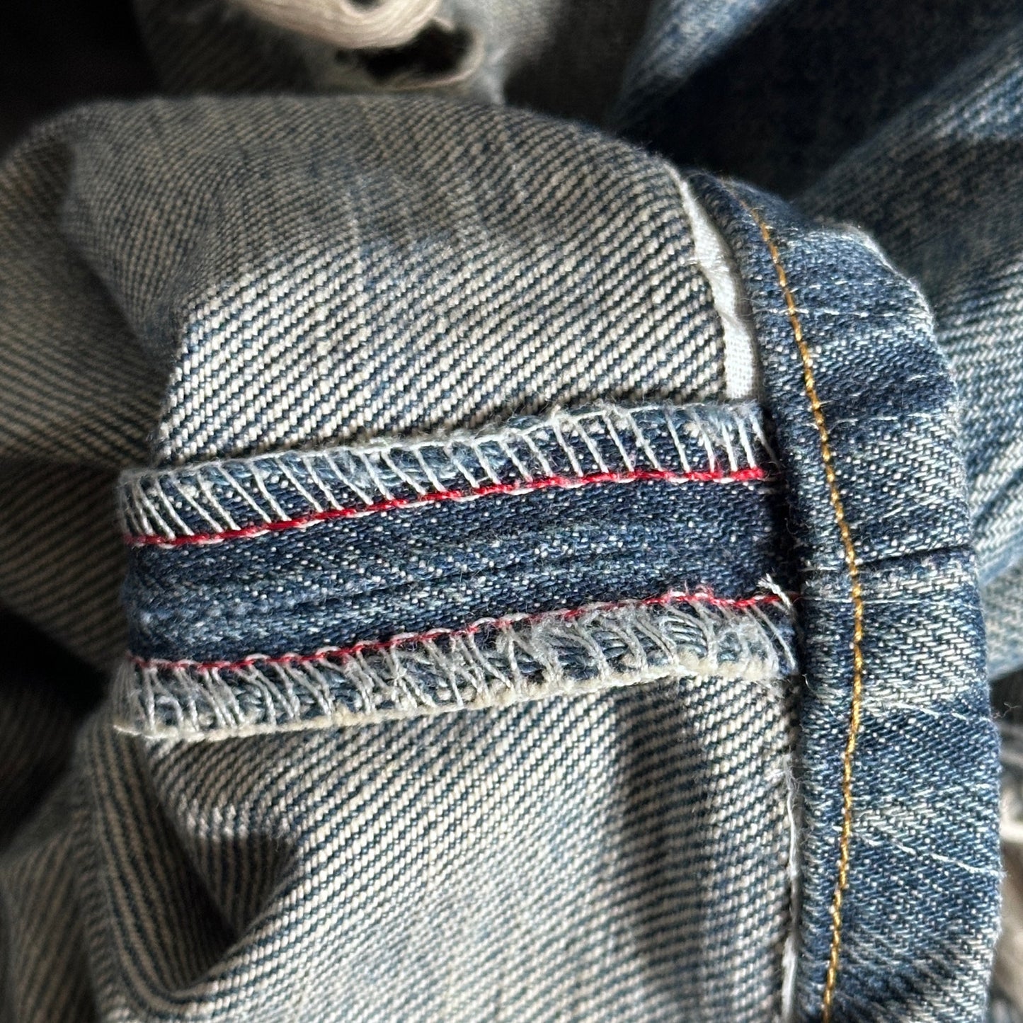 Helmut Lang Thrashed Selvedge Denim Jeans